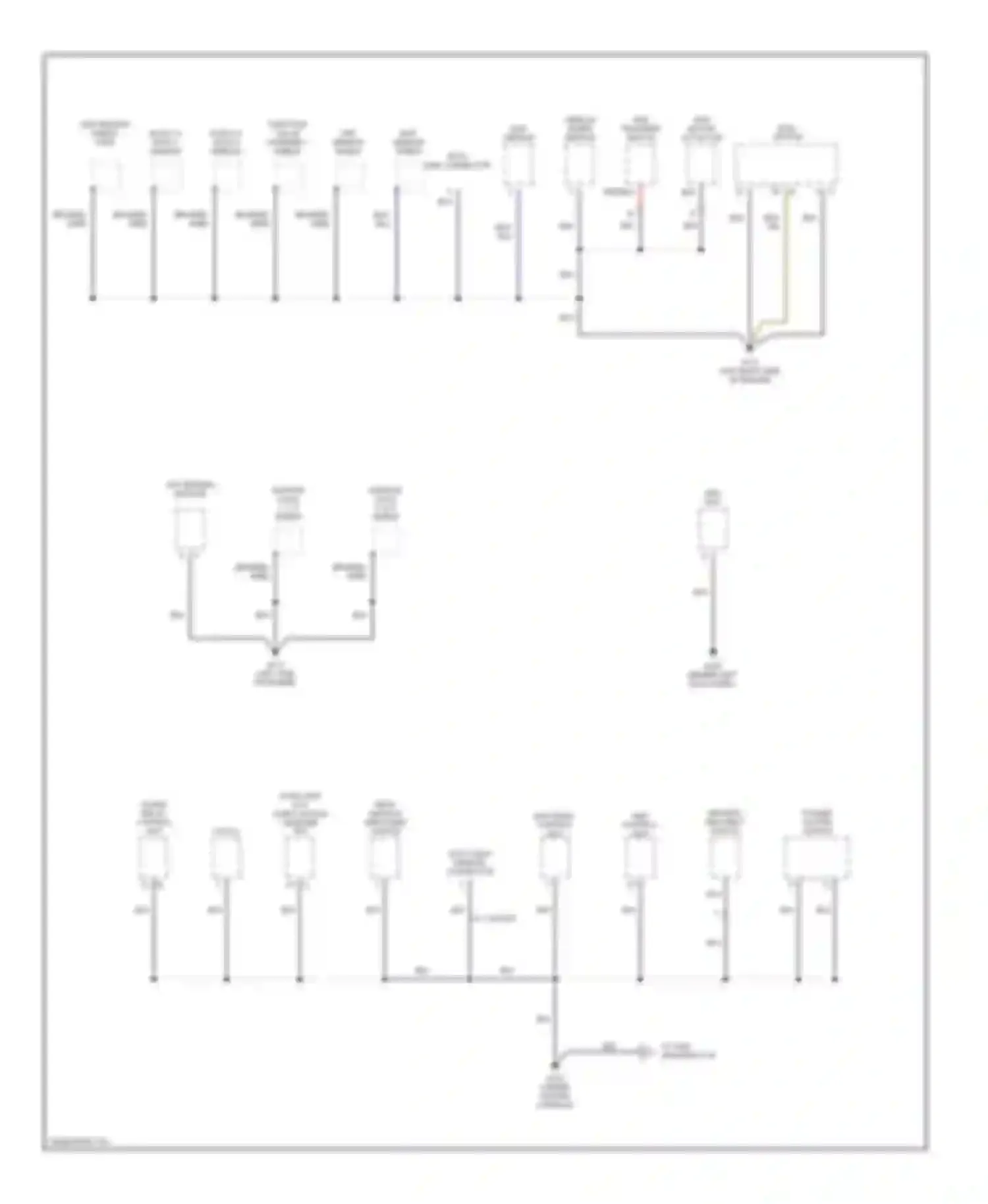 Passport Honda II (1997-2002): Ground distribution circuit (2 of 3)
