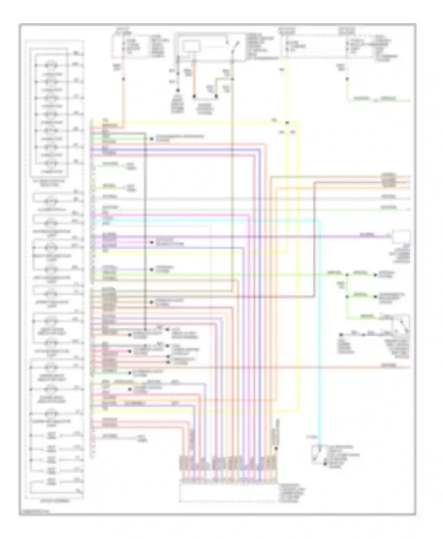 Passport Honda II (1997-2002): Instrument cluster circuit (1 of 2)