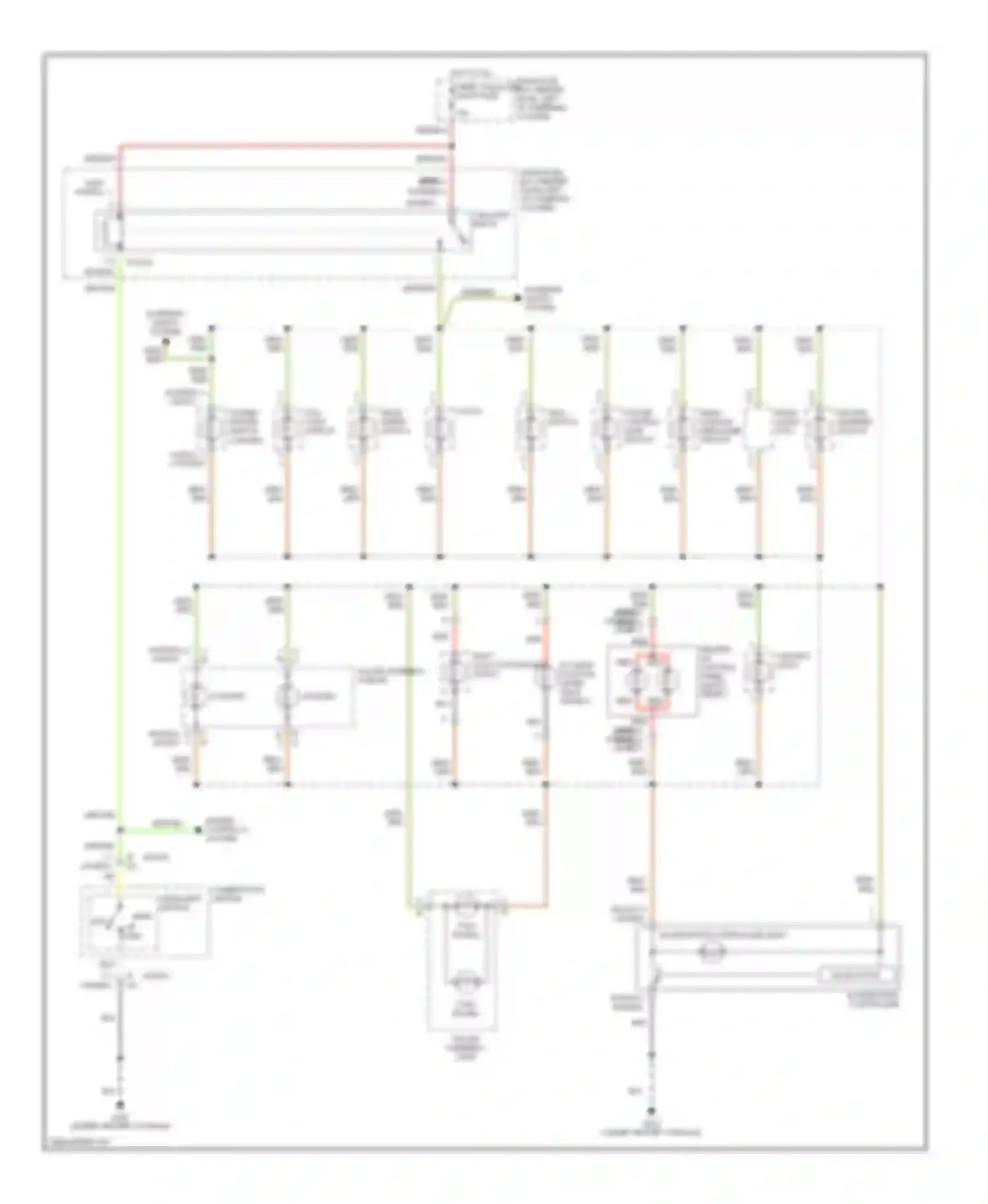 Passport Honda II (1997-2002): Instrument illumination circuit
