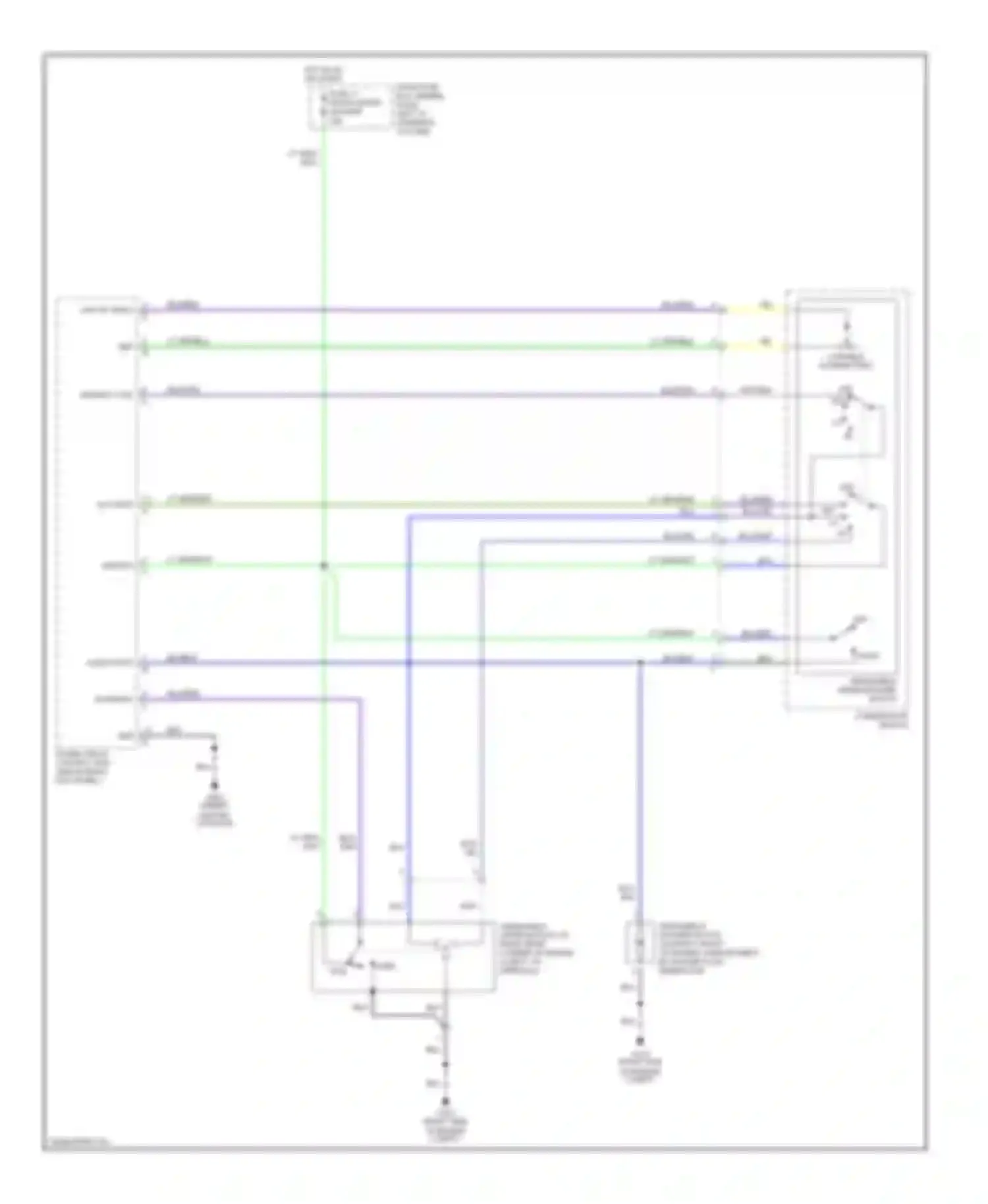 Passport Honda II (1997-2002): Front washer/wiper circuit