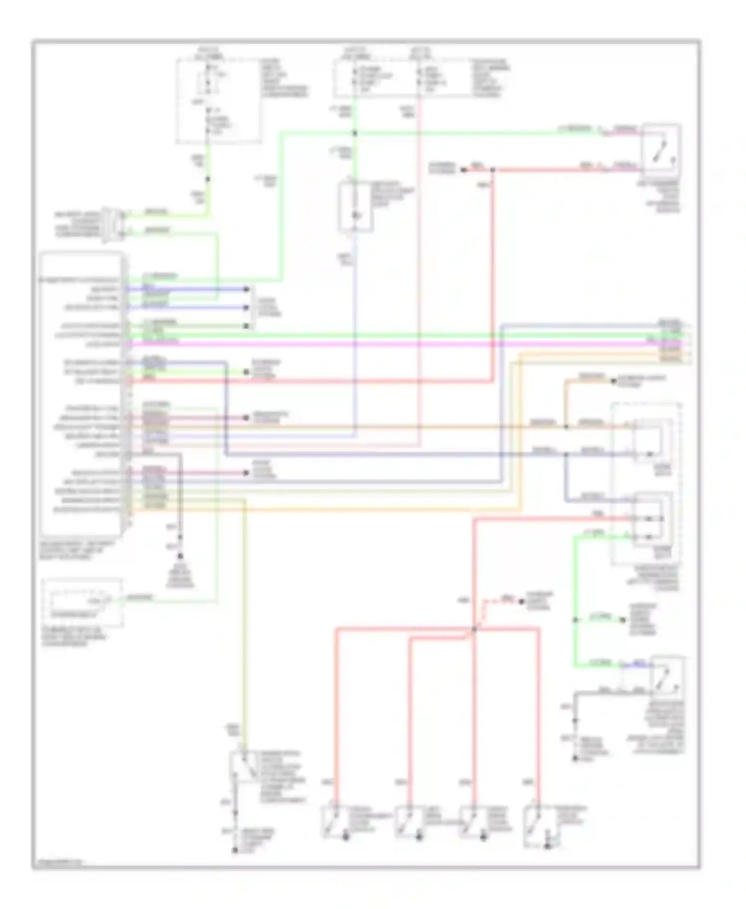 Wiring diagram blu/yel for Honda Passport II (1997-2002) (1 of 10)