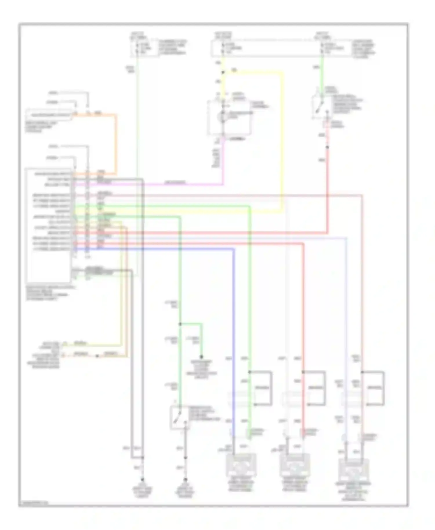 Wiring diagram fuse 11 meter for Honda Passport II (1997-2002) (2 of 8)