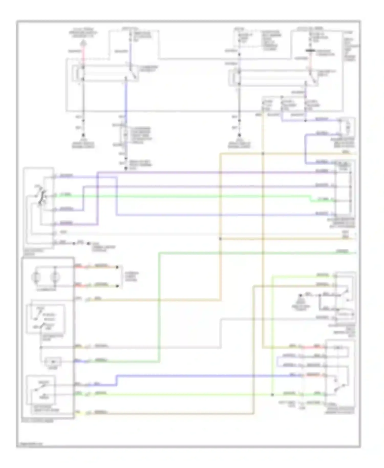 Wiring diagram hot at all times for Honda Passport II (1997-2002) (9 of 24)