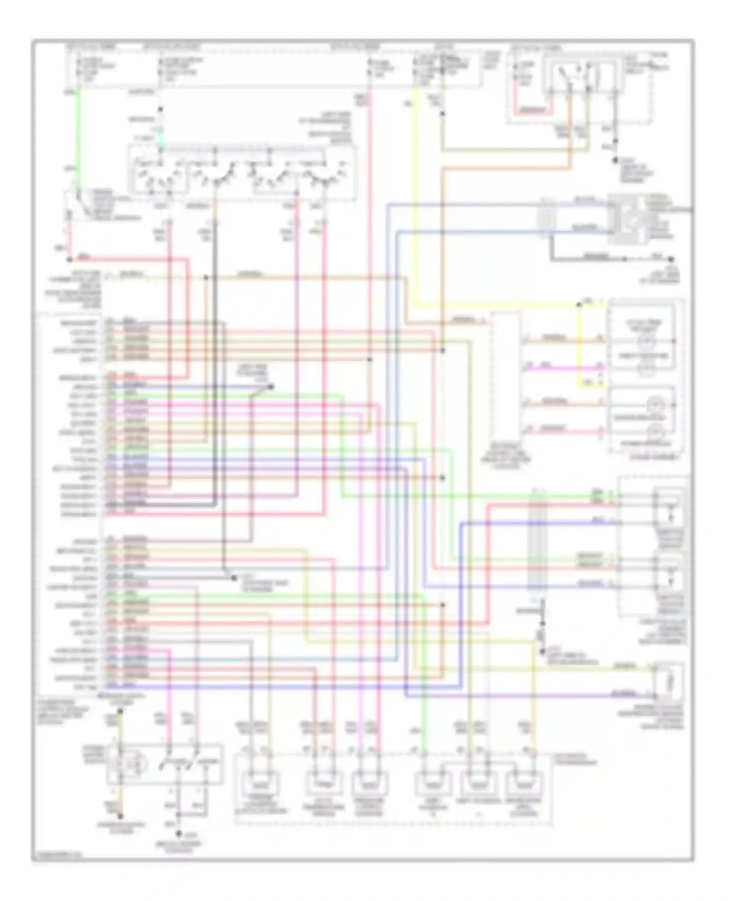 Wiring diagram pnk/blk for Honda Passport II (1997-2002) (1 of 4)