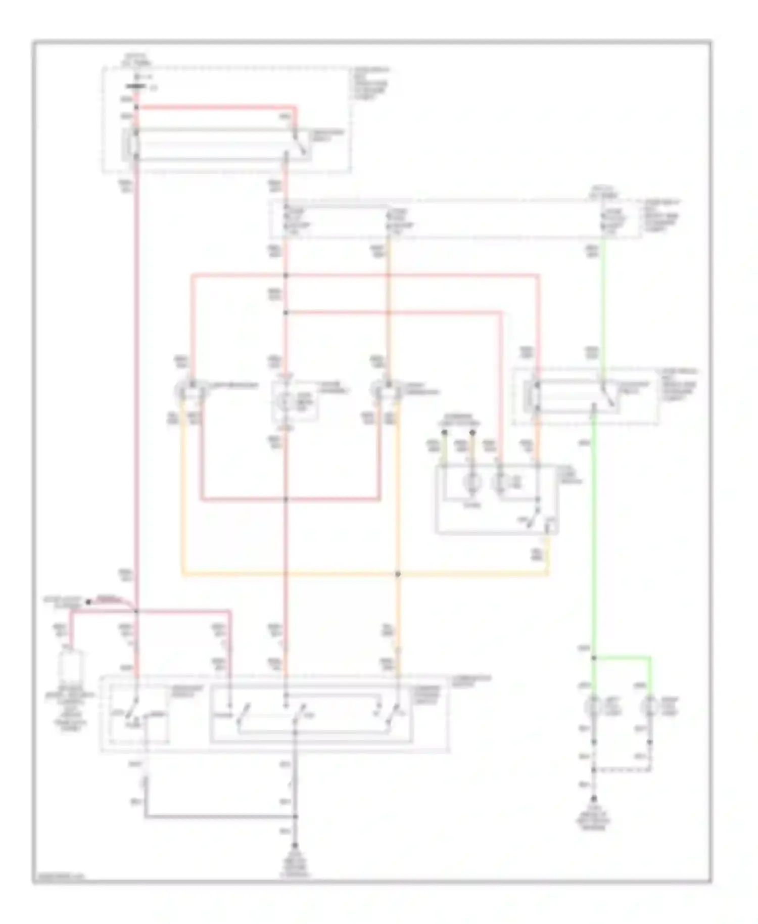 Wiring diagram red for Honda Passport II (1997-2002) (15 of 35)