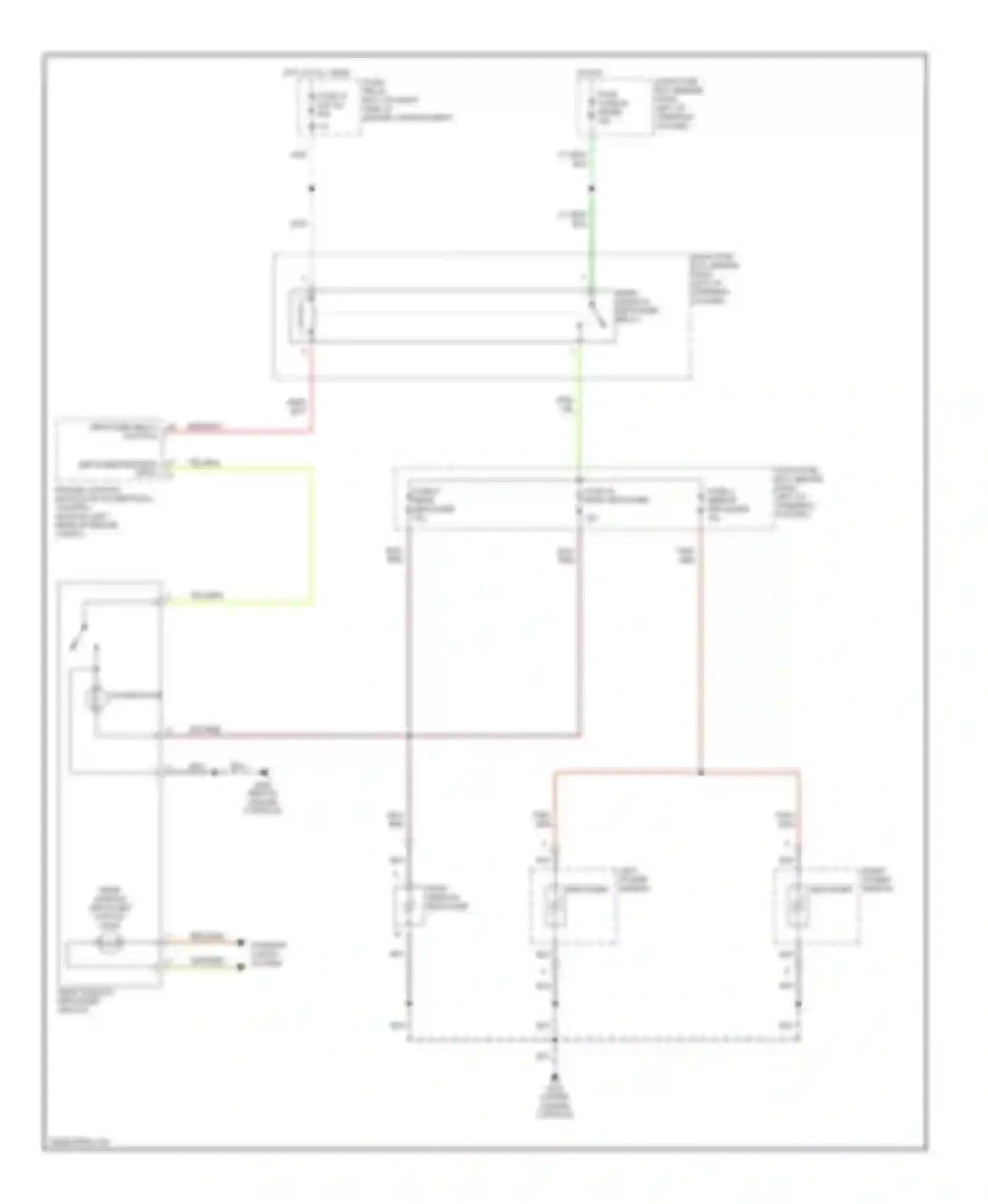Wiring diagram red for Honda Passport II (1997-2002) (6 of 35)