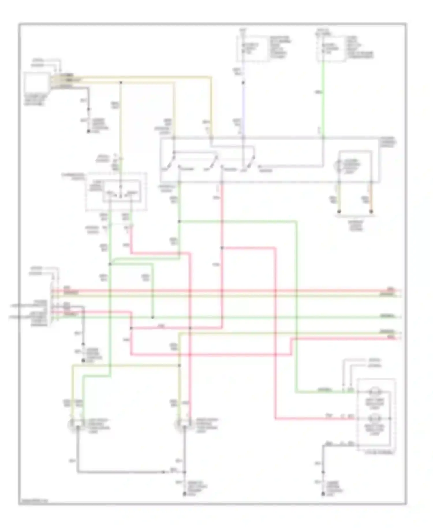Wiring diagram turn signal switch for Honda Passport II (1997-2002) (1 of 1)