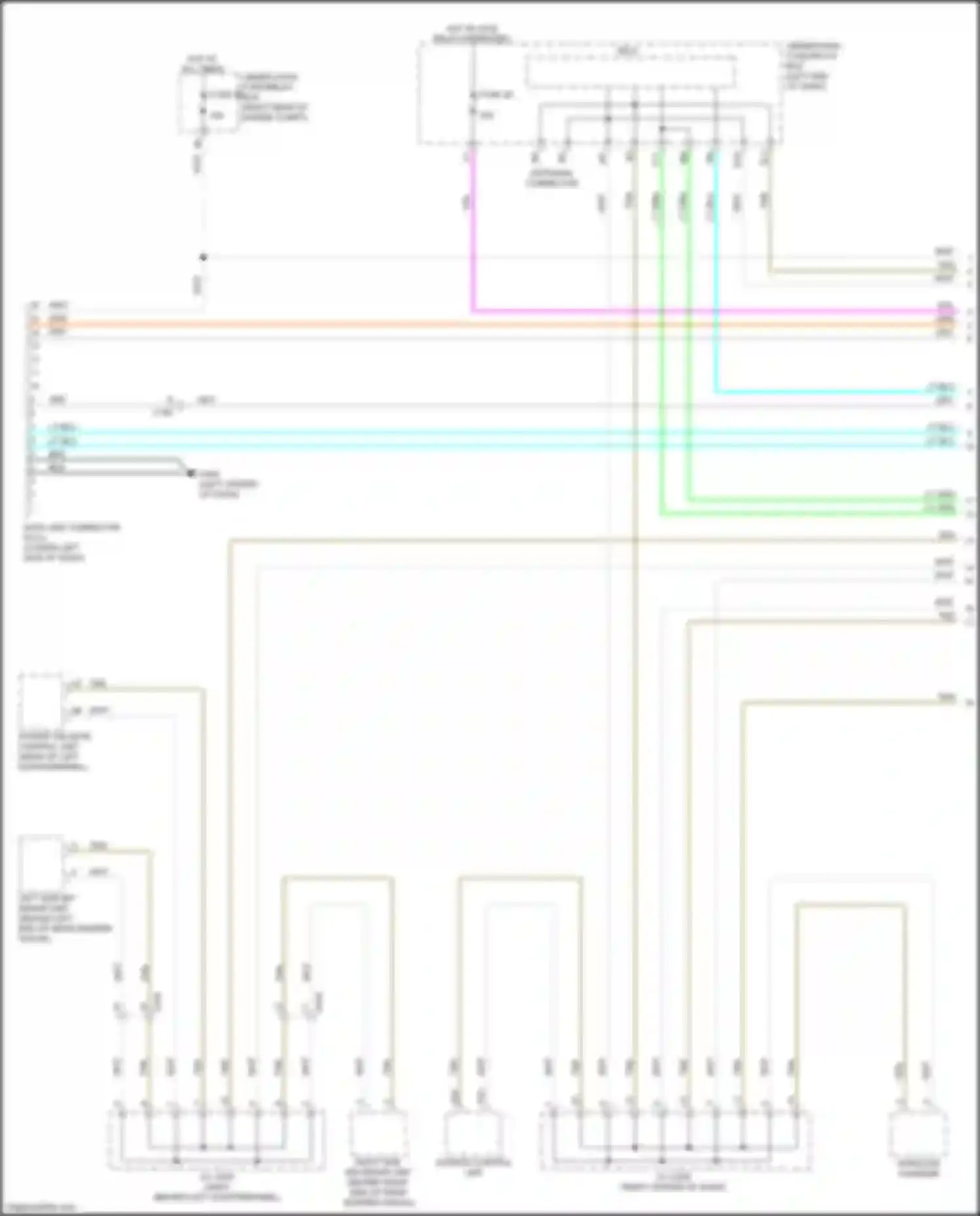 Passport Honda III facelift (2021-2024): Computer data lines circuit (1 of 5)