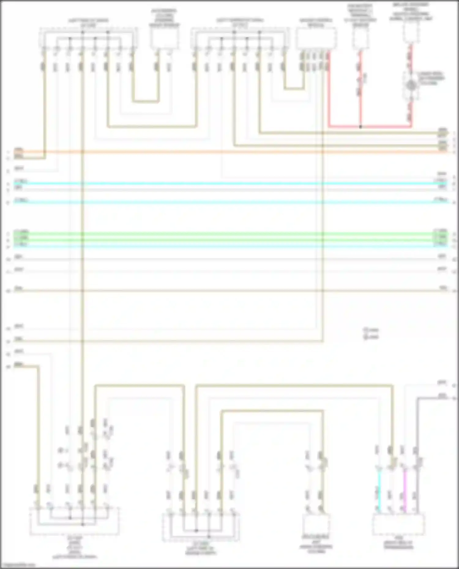 Passport Honda III facelift (2021-2024): Computer data lines circuit (3 of 5)