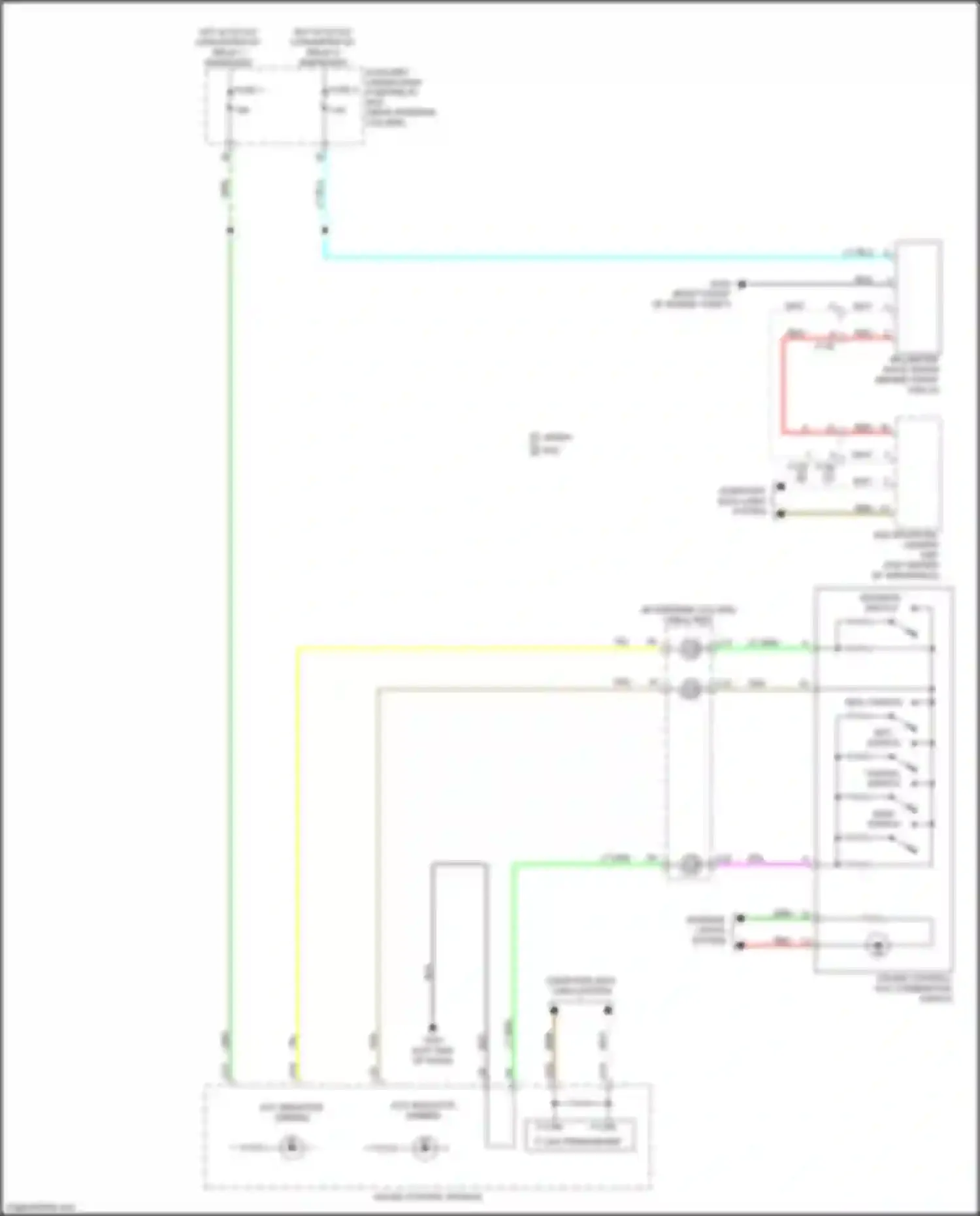 Passport Honda III facelift (2021-2024): Cruise control circuit (3 of 3)