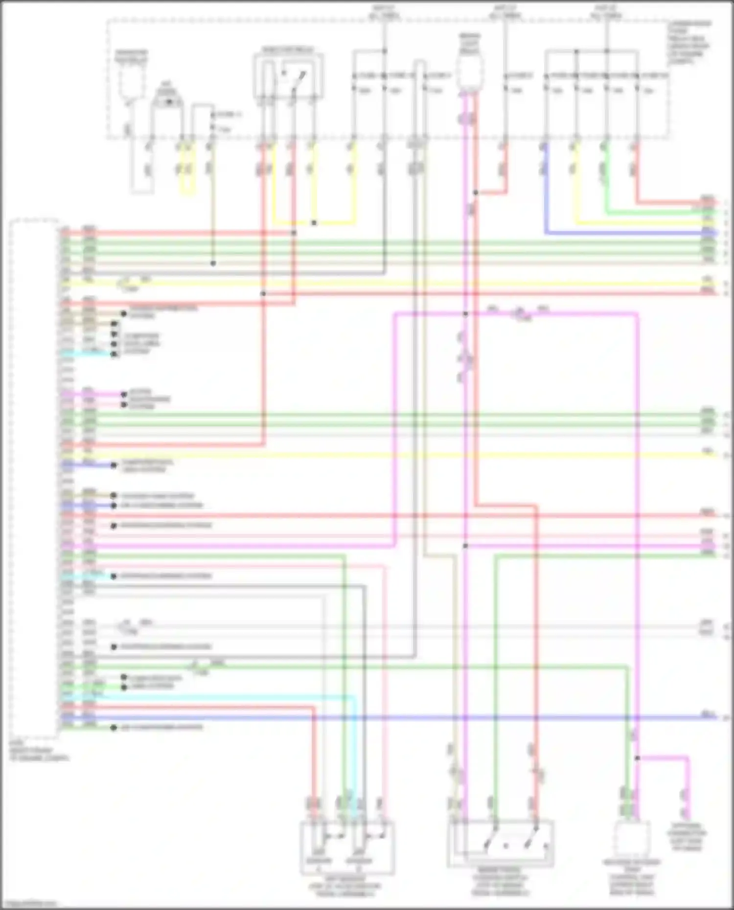 Passport Honda III facelift (2021-2024): Wiring diagram engine performance 3.5l (1 of 8)