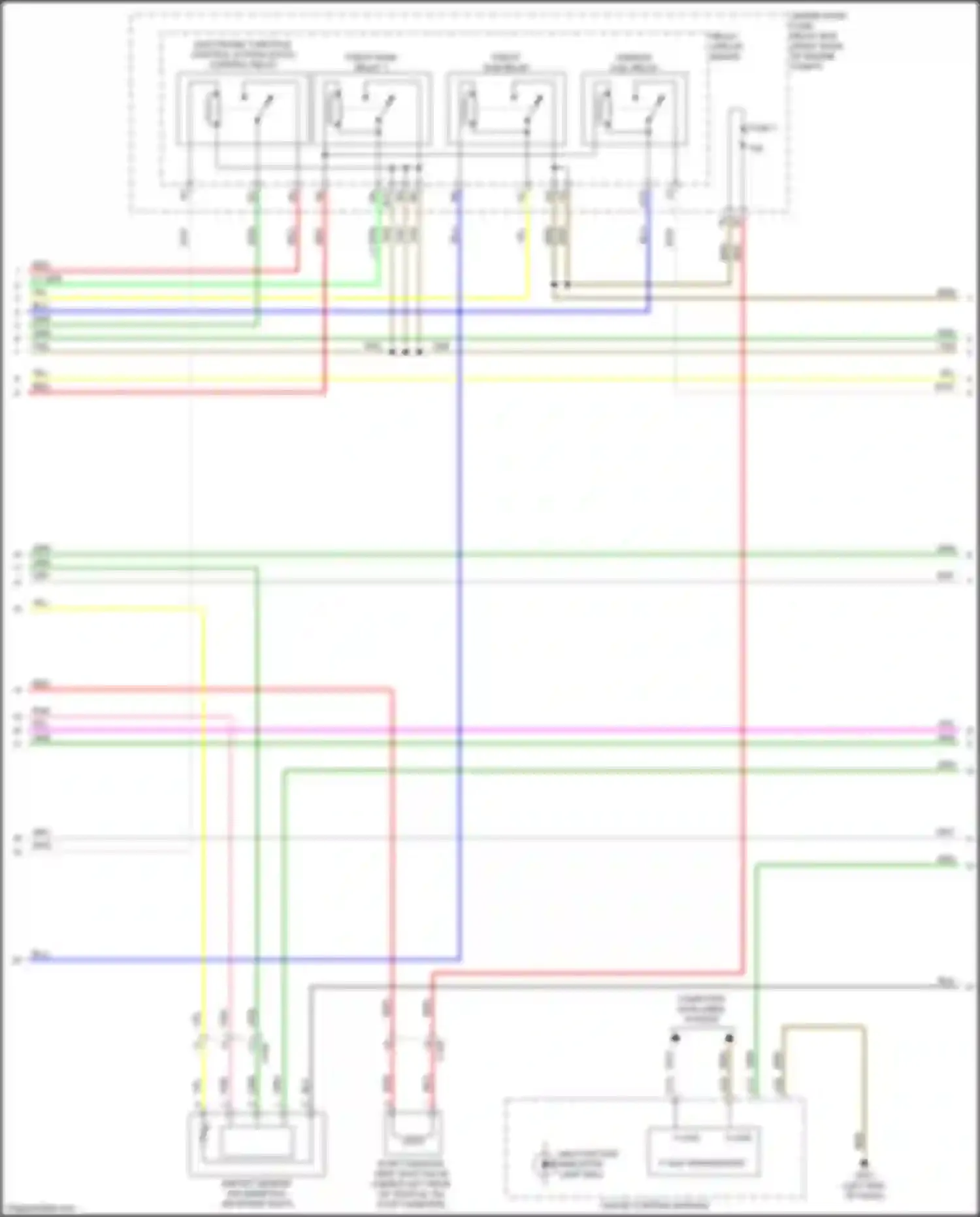 Passport Honda III facelift (2021-2024): Wiring diagram engine performance 3.5l (2 of 8)