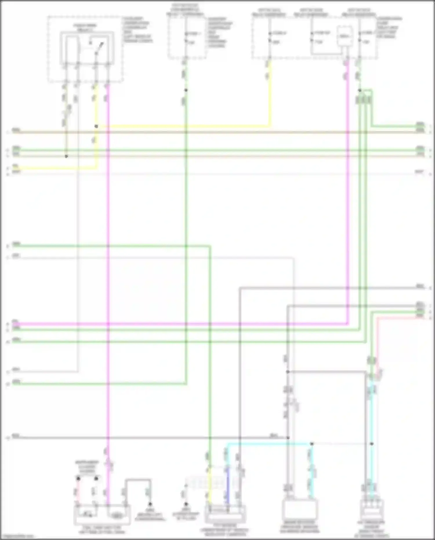 Passport Honda III facelift (2021-2024): Wiring diagram engine performance 3.5l (3 of 8)