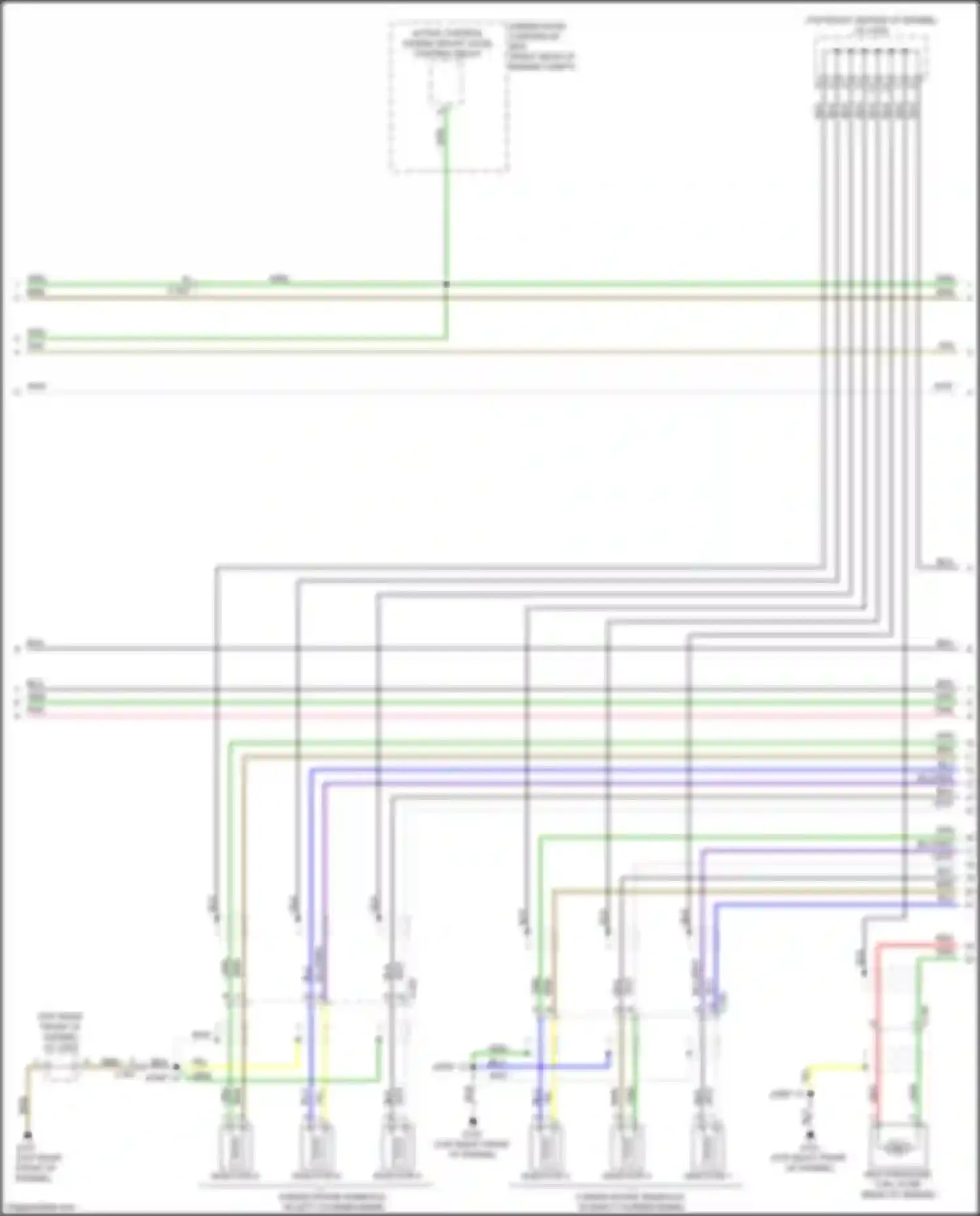 Passport Honda III facelift (2021-2024): Wiring diagram engine performance 3.5l (4 of 8)
