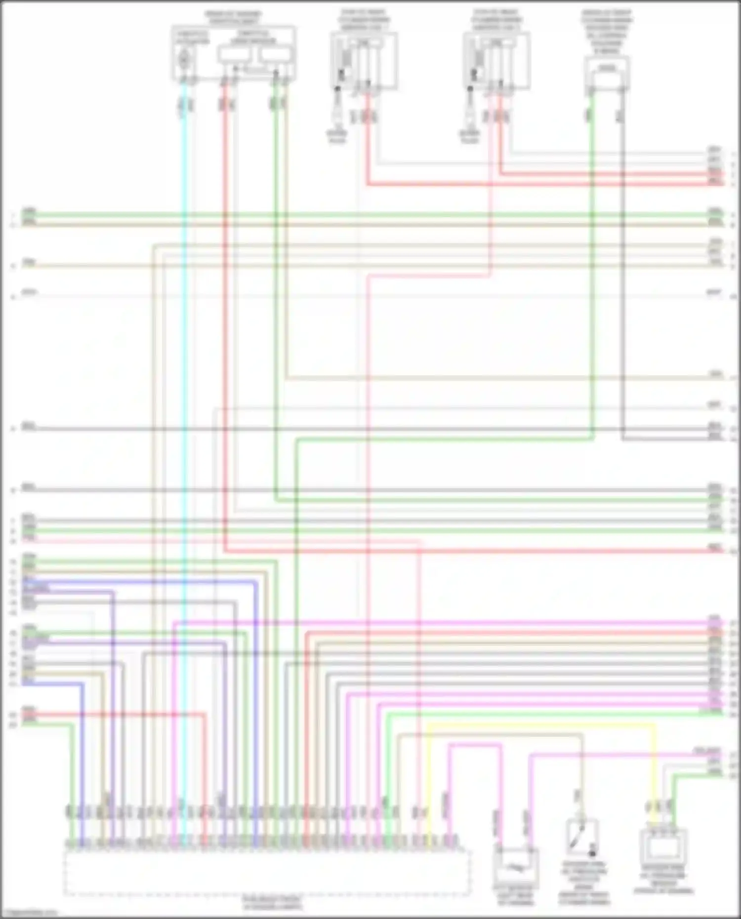 Passport Honda III facelift (2021-2024): Wiring diagram engine performance 3.5l (5 of 8)