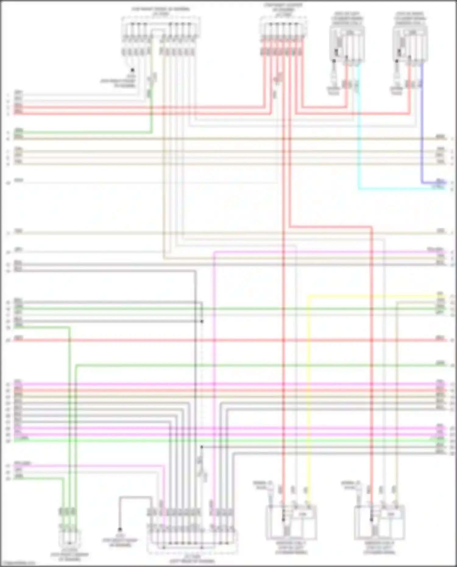 Passport Honda III facelift (2021-2024): Wiring diagram engine performance 3.5l (6 of 8)