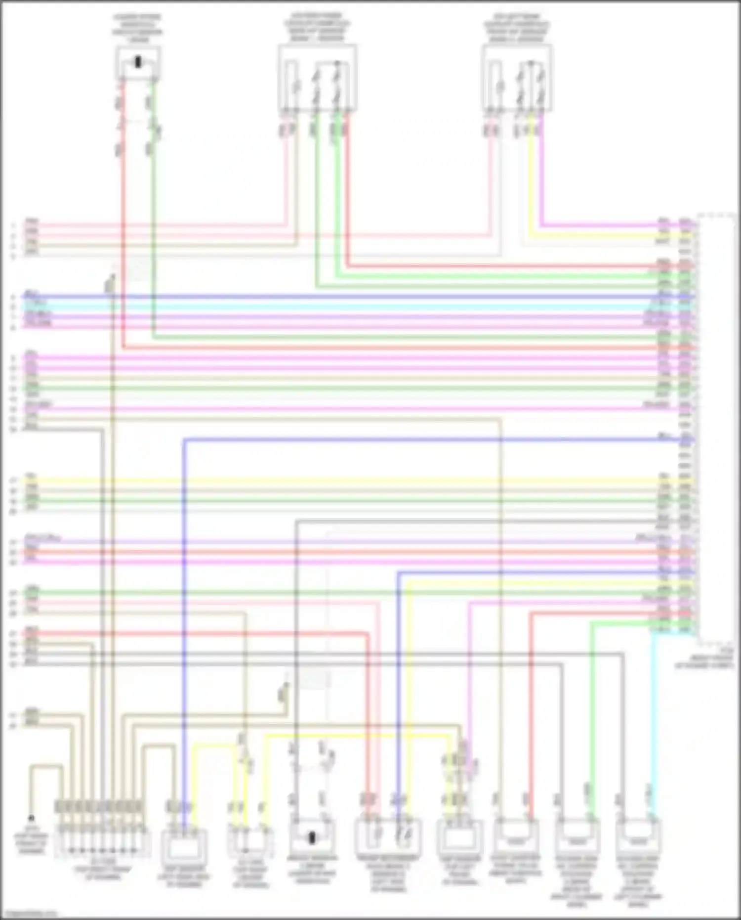 Passport Honda III facelift (2021-2024): Wiring diagram engine performance 3.5l (8 of 8)