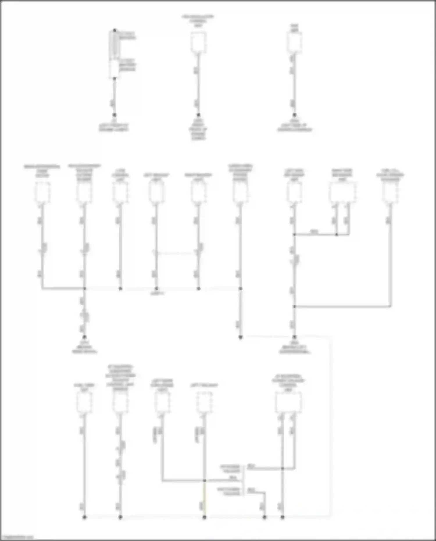 Passport Honda III facelift (2021-2024): Ground distribution circuit (8 of 8)
