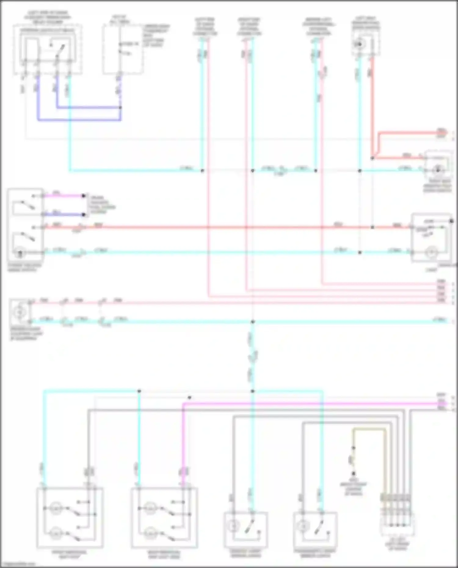 Passport Honda III facelift (2021-2024): Entry light timer circuit (1 of 2)