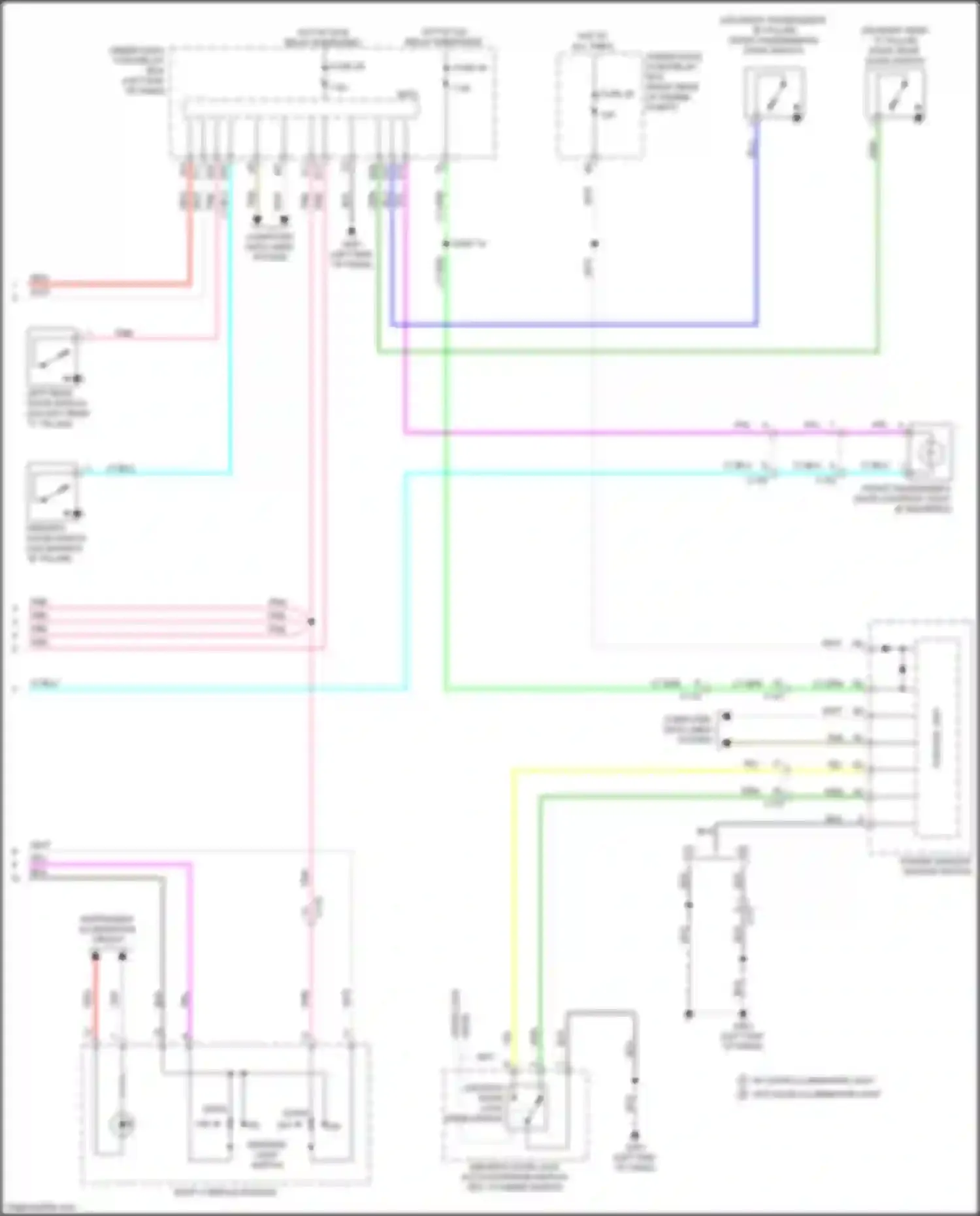Passport Honda III facelift (2021-2024): Entry light timer circuit (2 of 2)