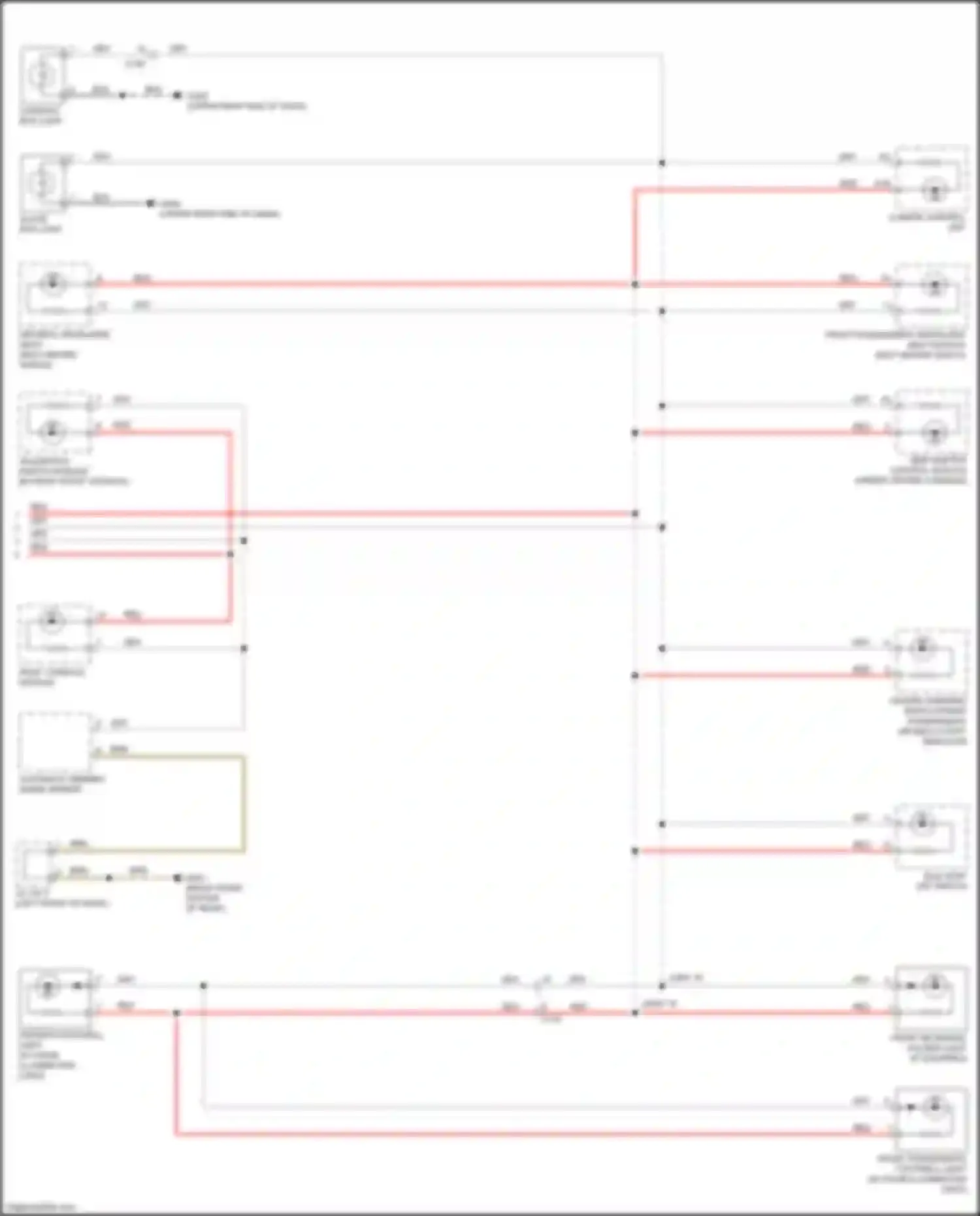 Passport Honda III facelift (2021-2024): Instrument illumination circuit (2 of 2)