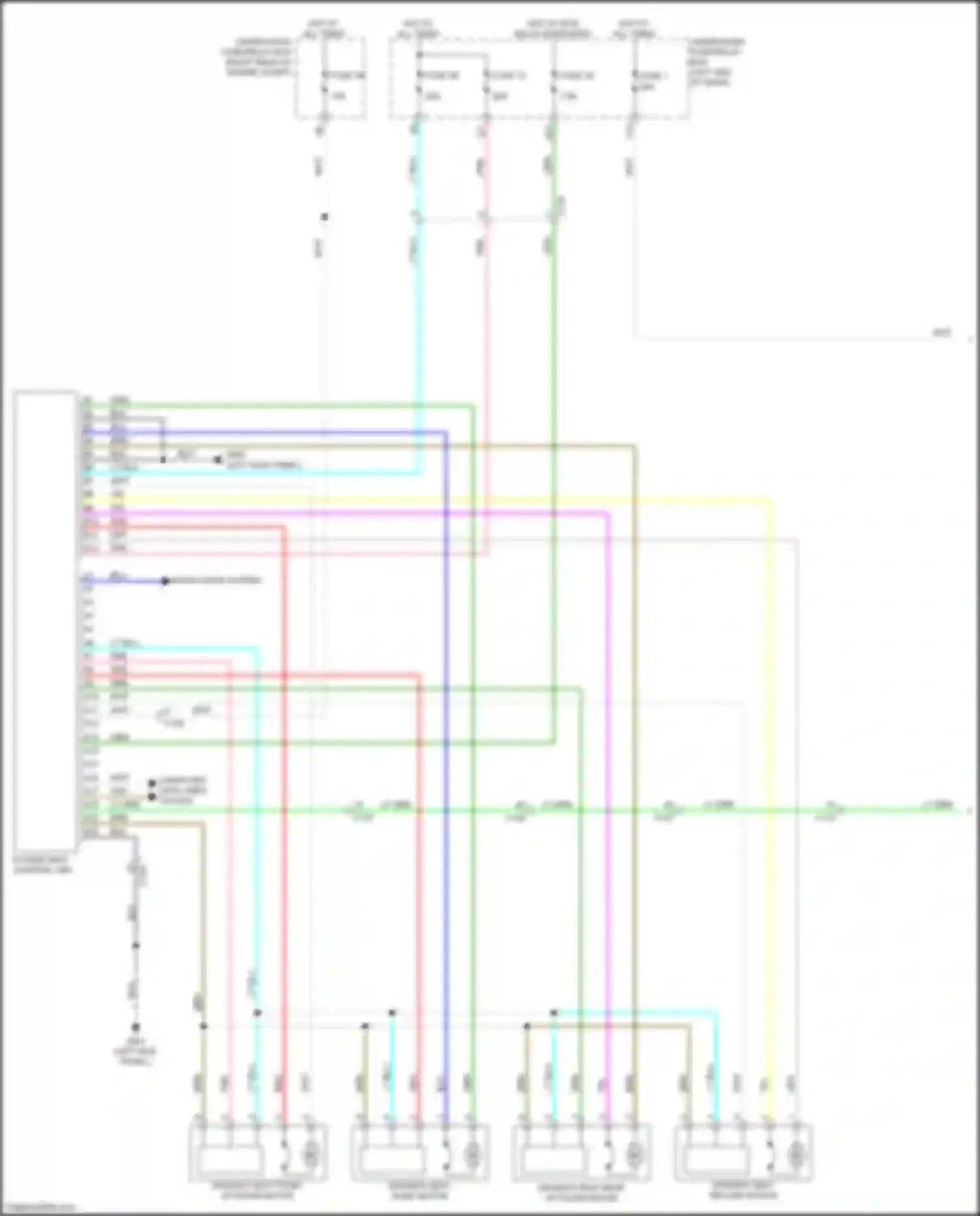 Passport Honda III facelift (2021-2024): Memory seat circuit (1 of 2)
