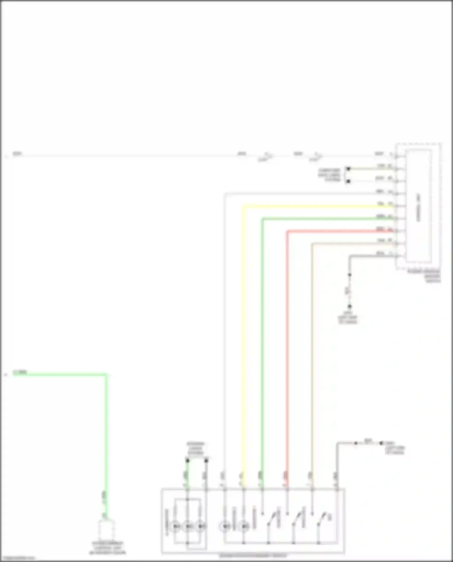 Passport Honda III facelift (2021-2024): Memory seat circuit (2 of 2)