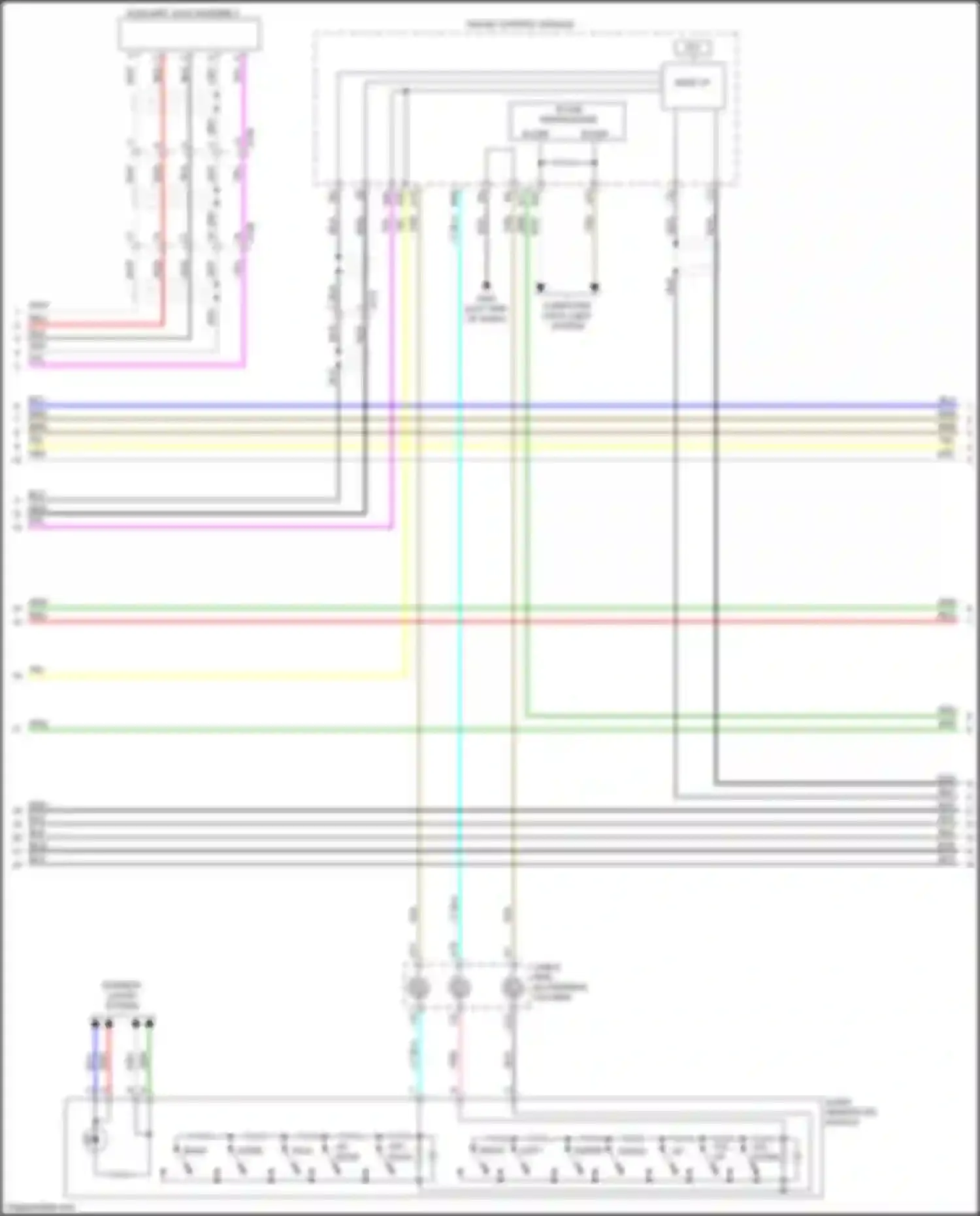 Passport Honda III facelift (2021-2024): Navigation circuit, 10 speakers (4 of 5)