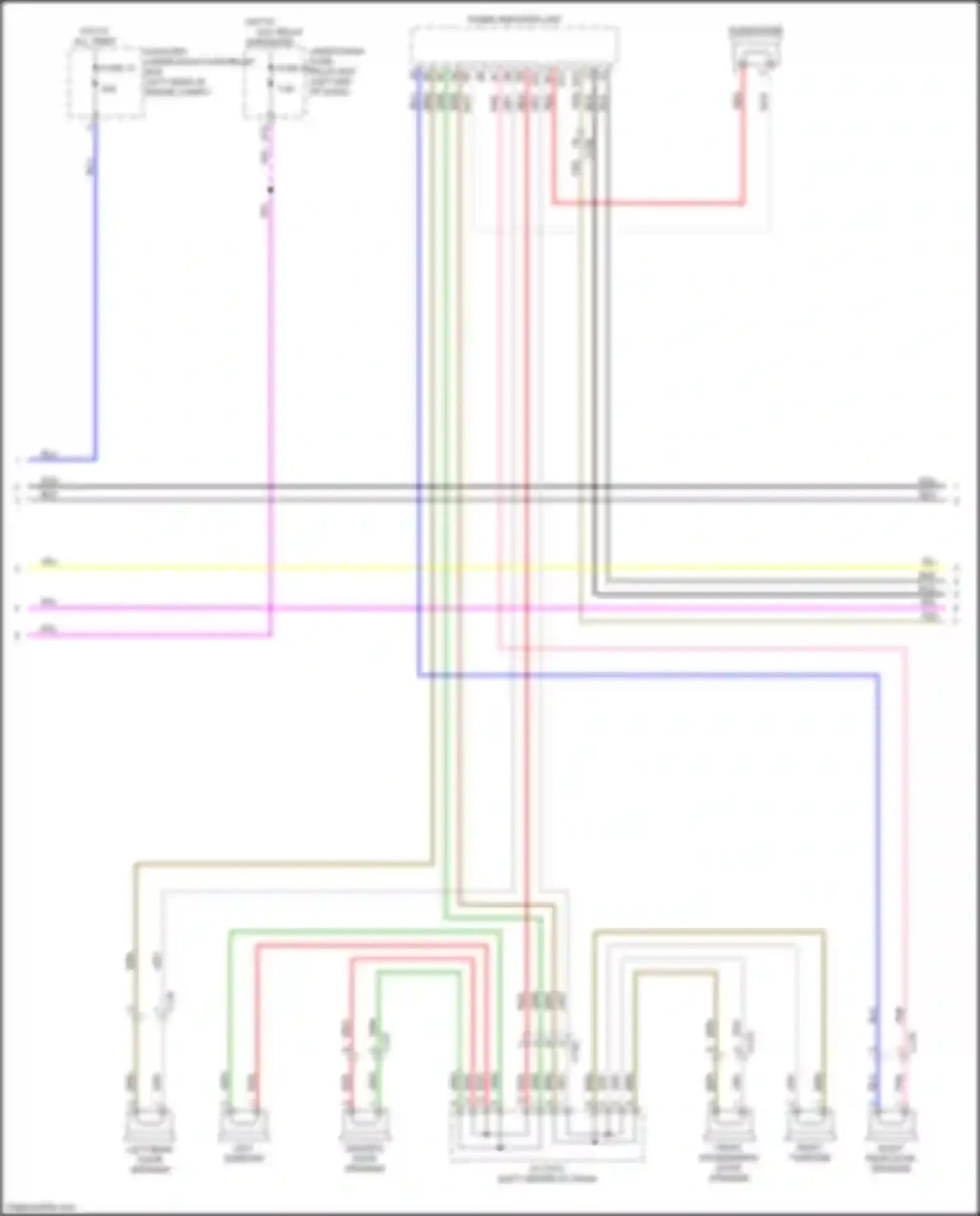 Passport Honda III facelift (2021-2024): Navigation circuit, 7 speakers (2 of 4)