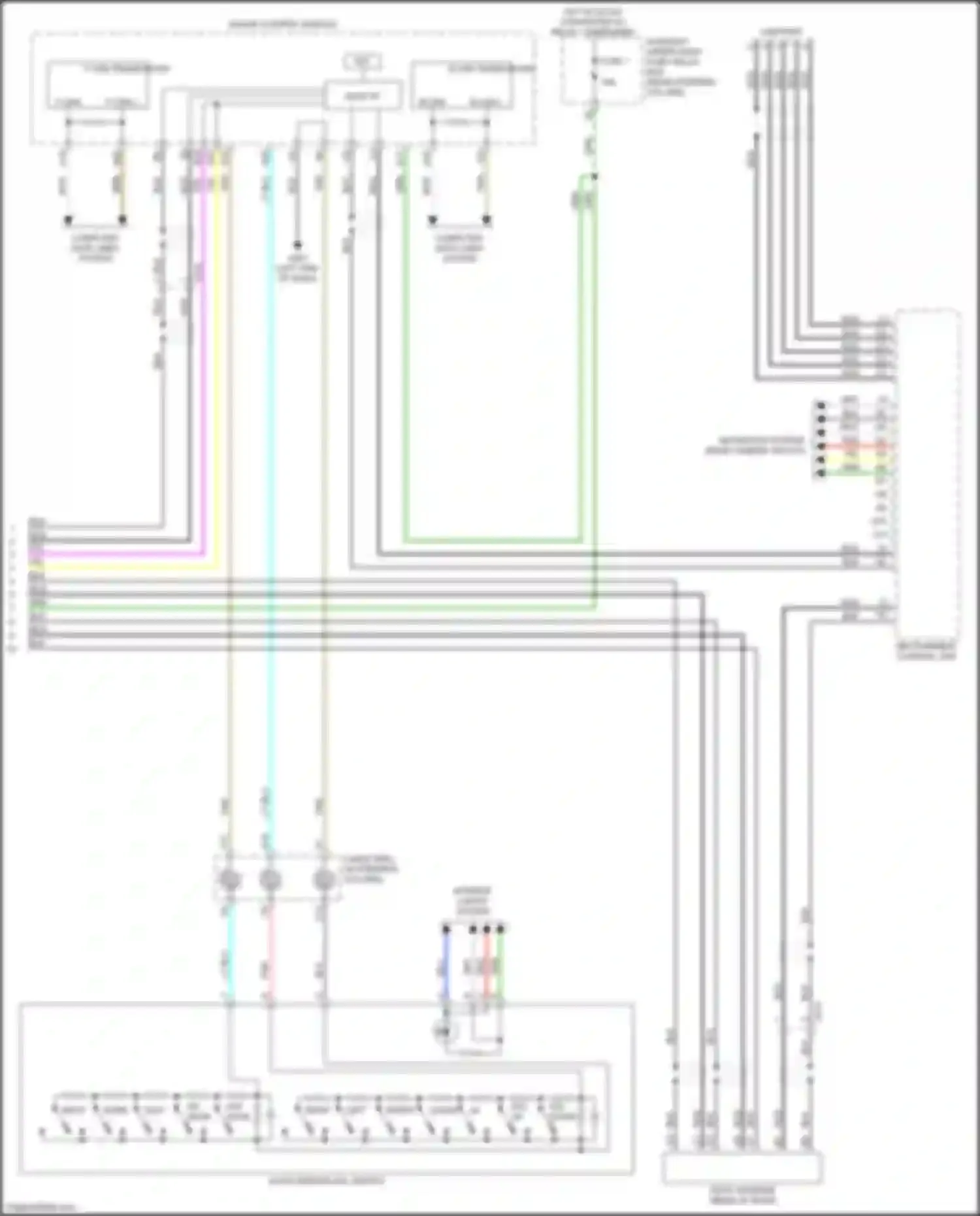 Passport Honda III facelift (2021-2024): Navigation circuit, 7 speakers (4 of 4)