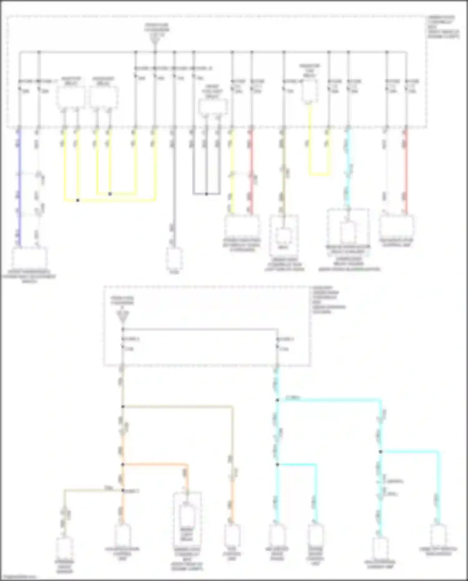 Passport Honda III facelift (2021-2024): Power distribution circuit (10 of 10)