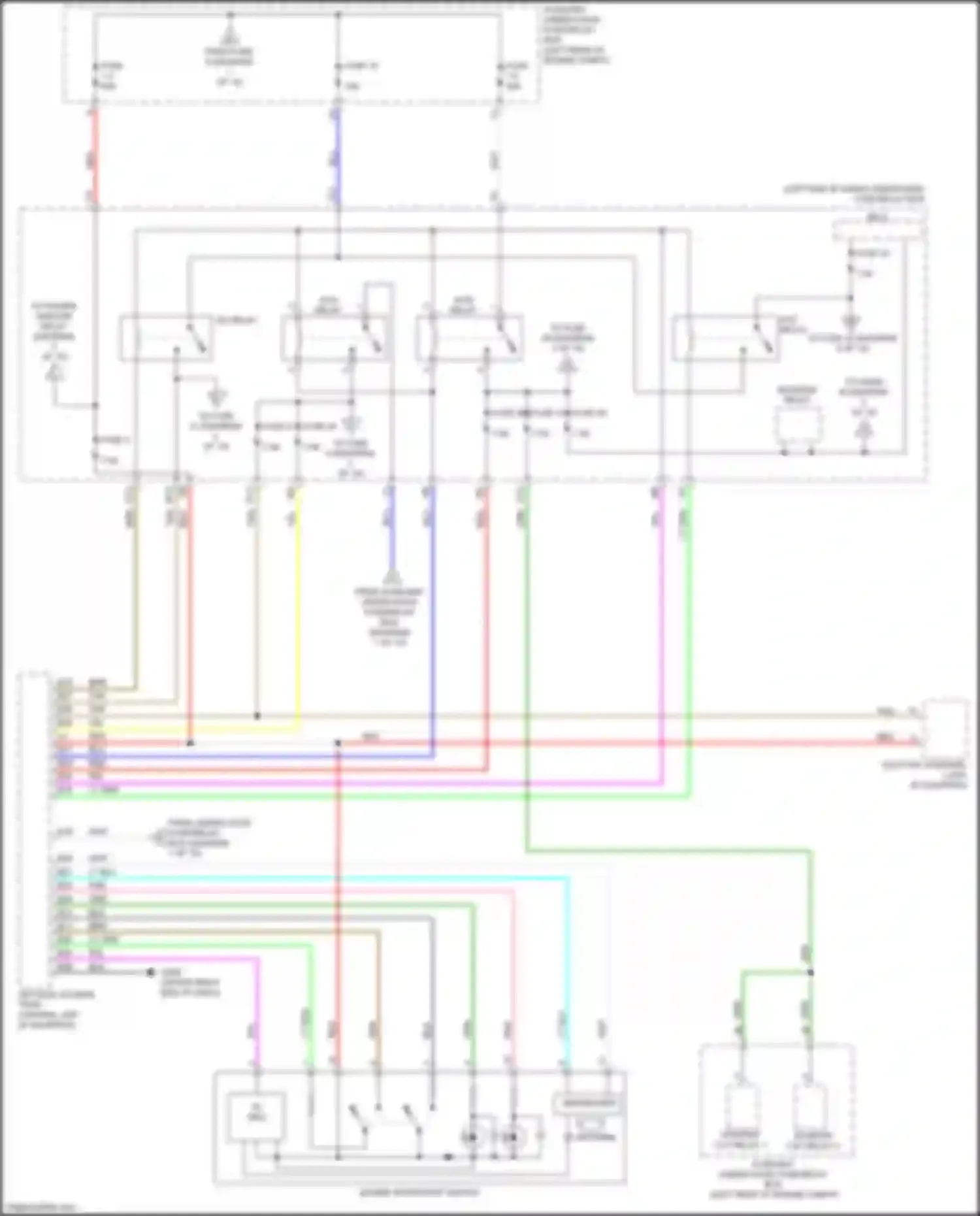 Passport Honda III facelift (2021-2024): Power distribution circuit (2 of 10)