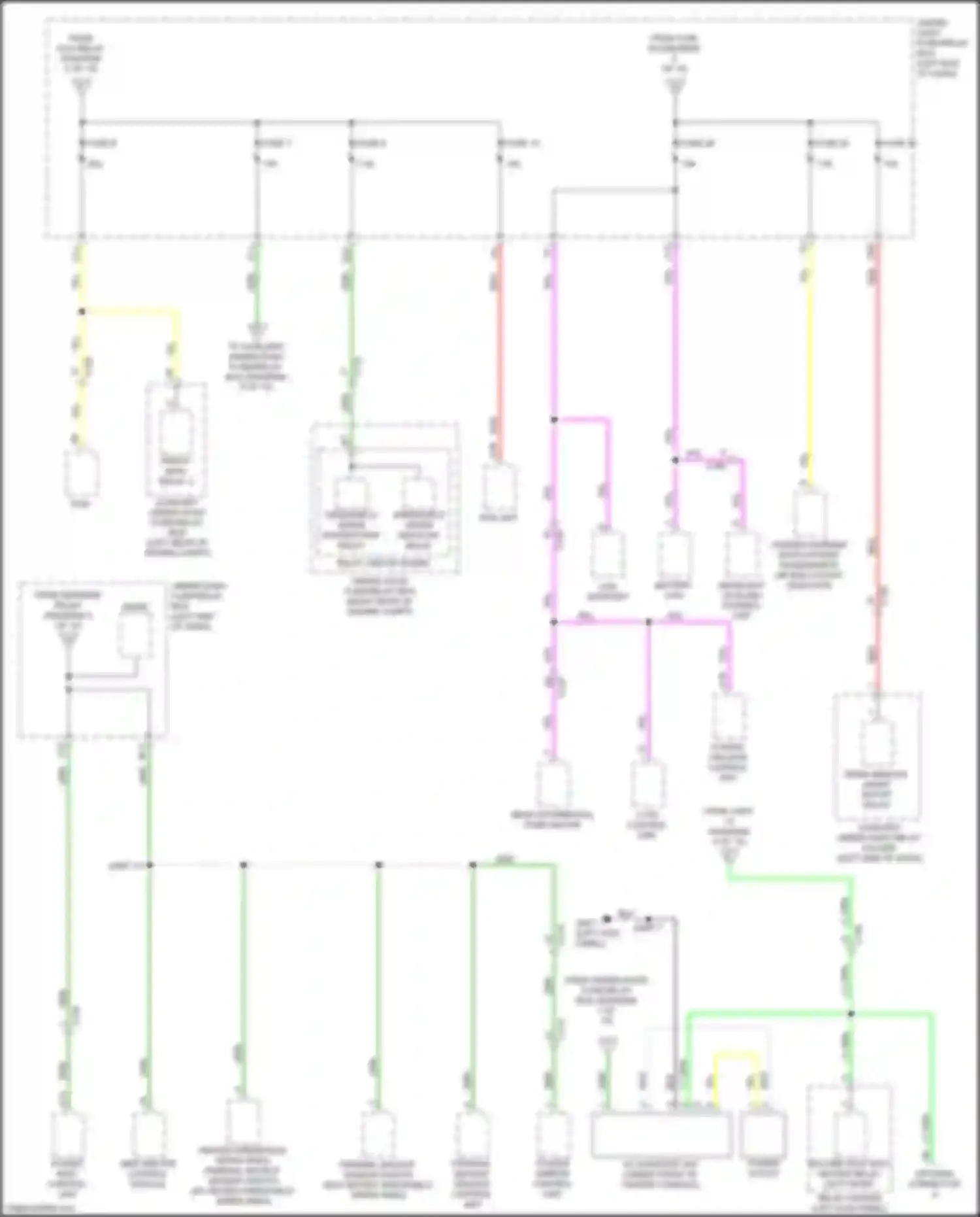 Passport Honda III facelift (2021-2024): Power distribution circuit (3 of 10)