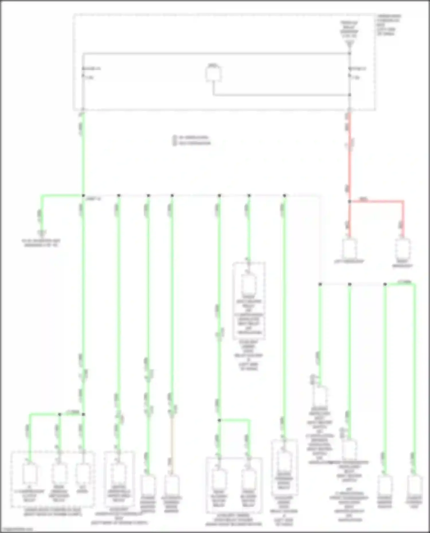 Passport Honda III facelift (2021-2024): Power distribution circuit (4 of 10)