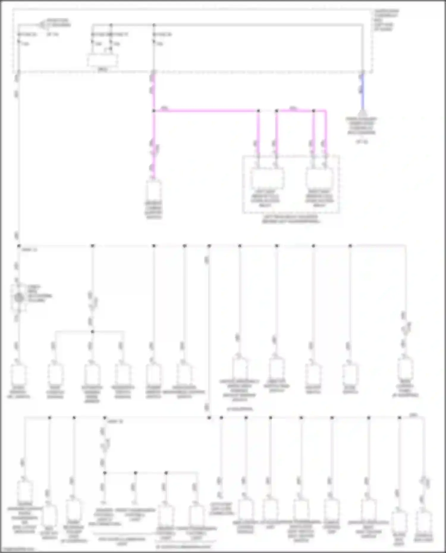 Passport Honda III facelift (2021-2024): Power distribution circuit (8 of 10)