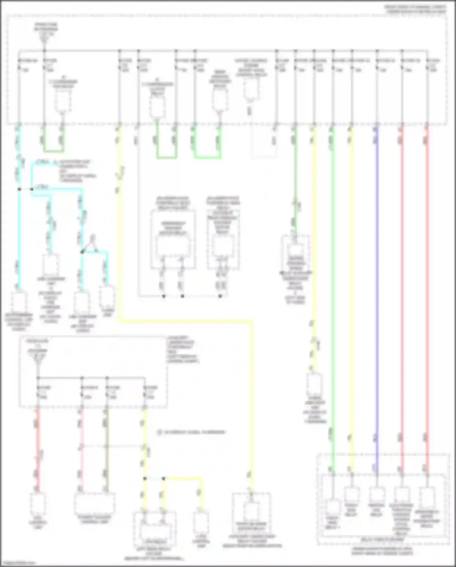 Passport Honda III facelift (2021-2024): Power distribution circuit (9 of 10)