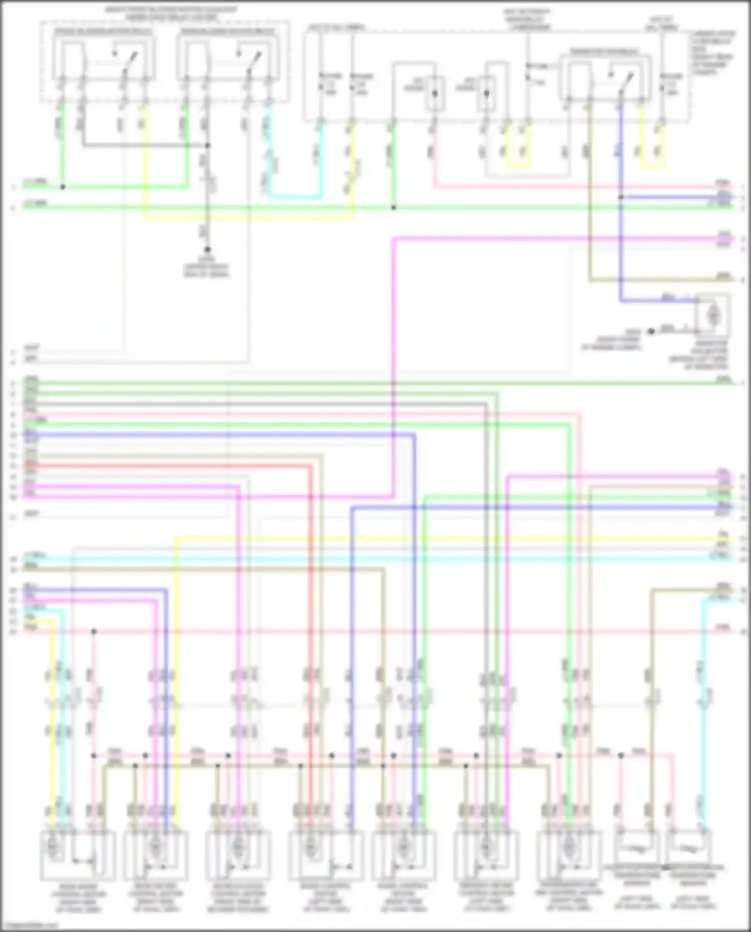 Wiring diagram a/c diode b for Honda Passport III facelift (2021-2024) (1 of 3)