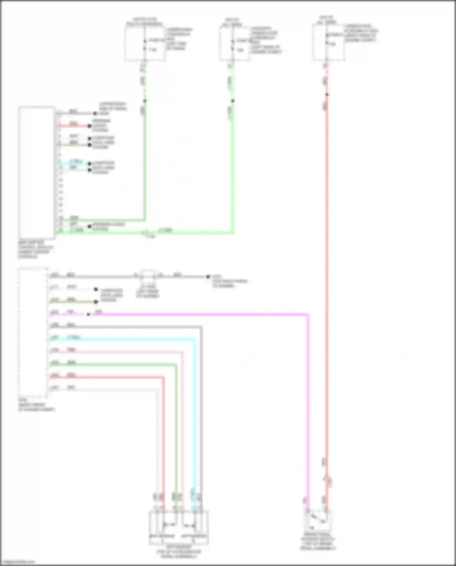 Wiring diagram app sensor a for Honda Passport III facelift (2021-2024) (2 of 3)