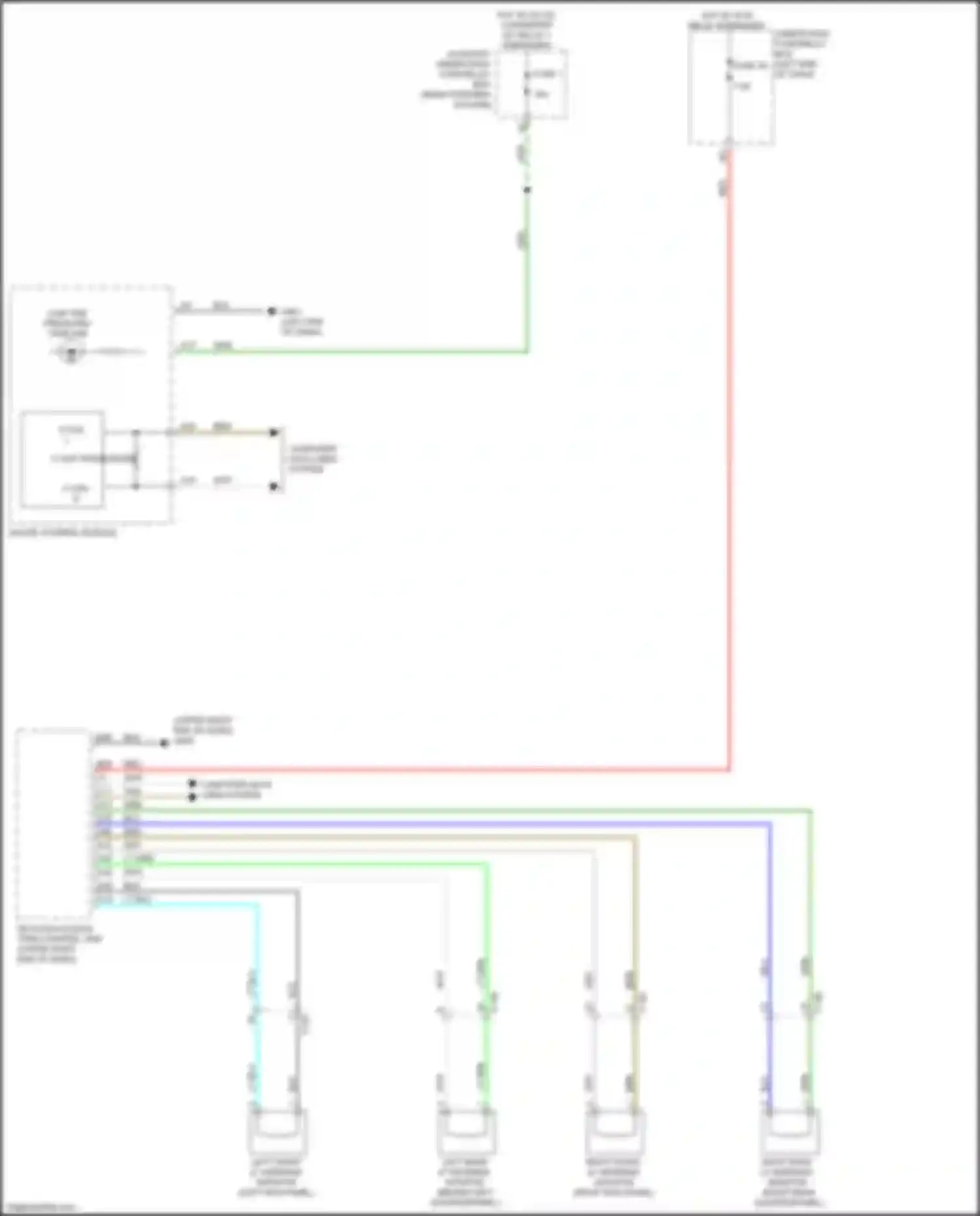 Wiring diagram behind left quarterpanel) for Honda Passport III facelift (2021-2024) (20 of 24)