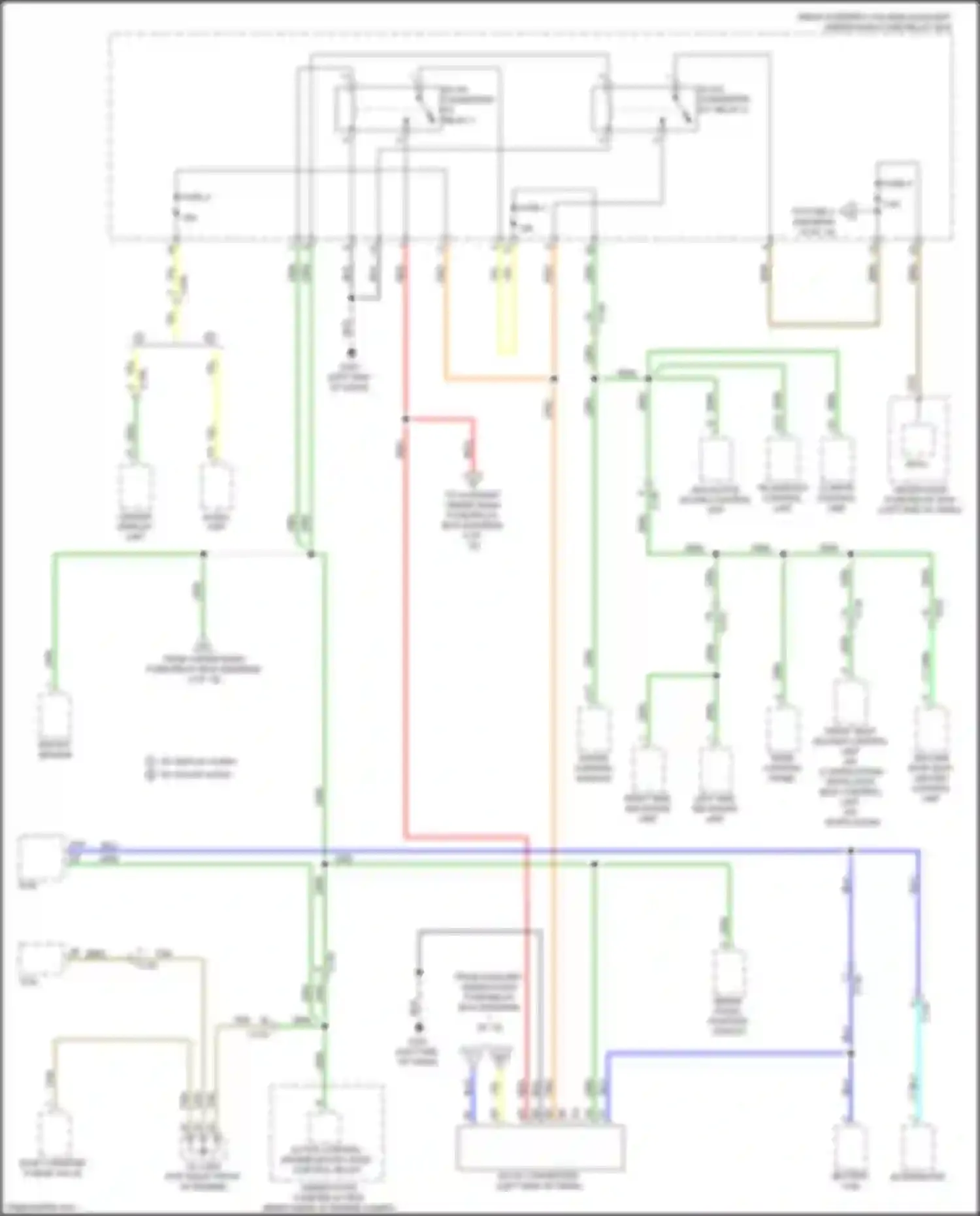 Wiring diagram climate control unit for Honda Passport III facelift (2021-2024) (8 of 12)