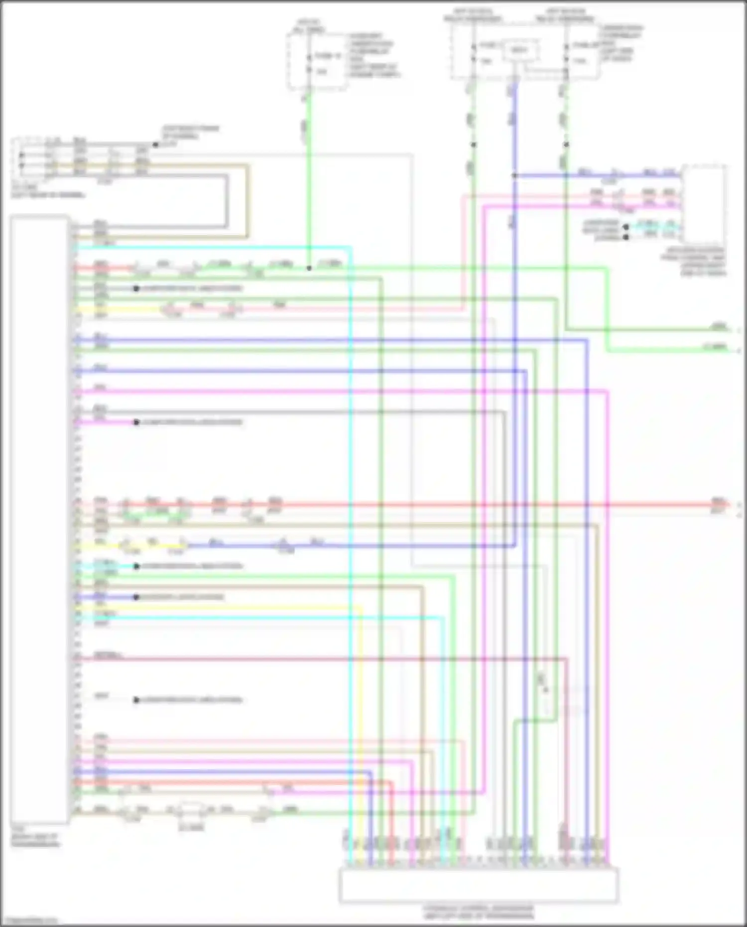 Wiring diagram computer data lines system for Honda Passport III facelift (2021-2024) (72 of 78)