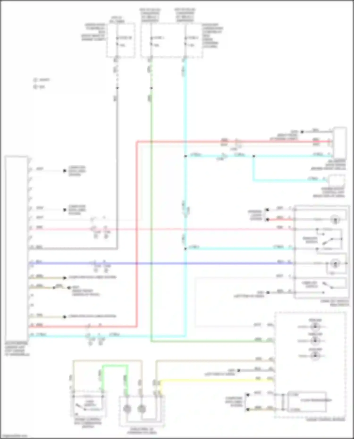 Wiring diagram rdm/ldw switch for Honda Passport III facelift (2021-2024) (1 of 1)