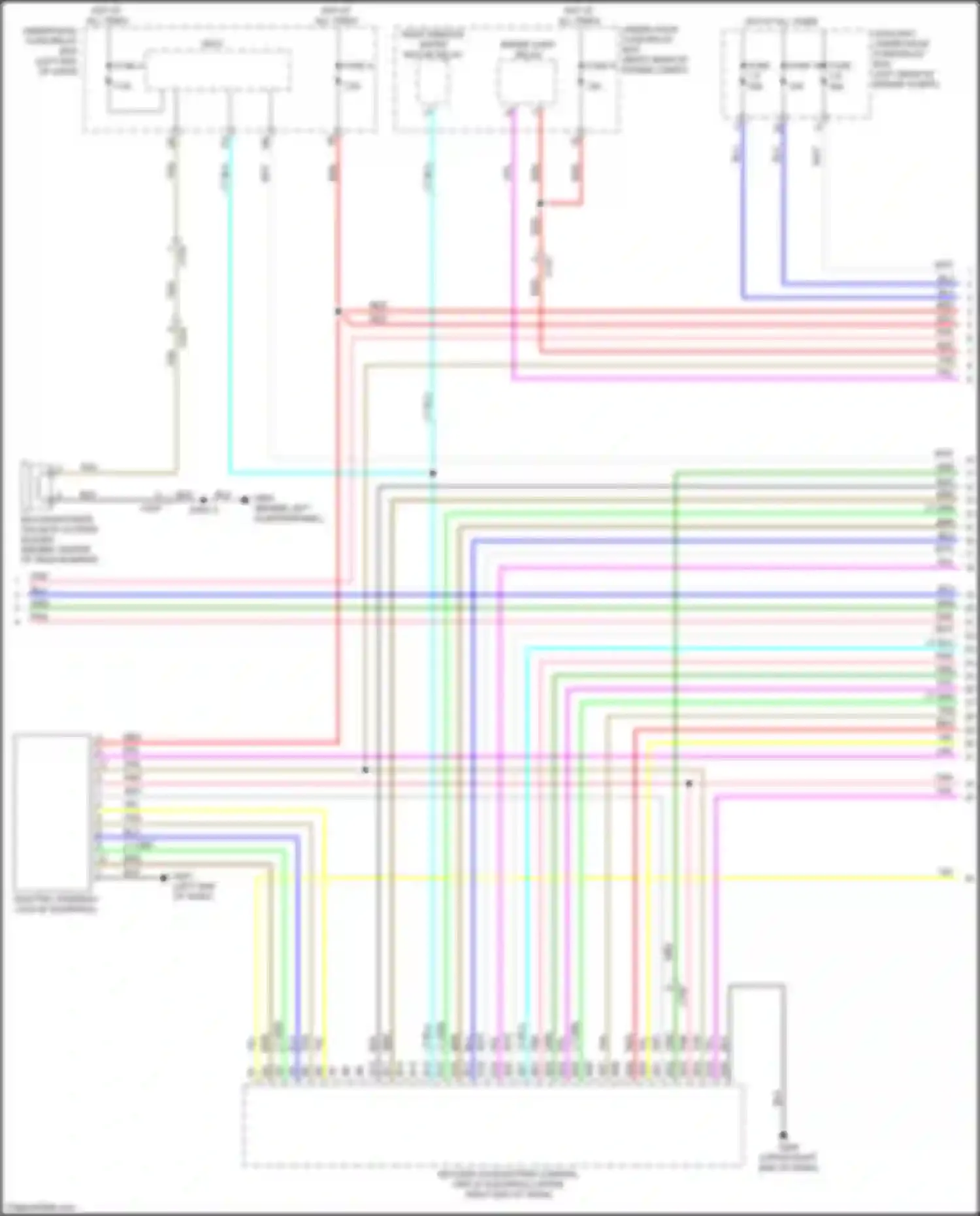 Wiring diagram red for Honda Passport III facelift (2021-2024) (22 of 109)