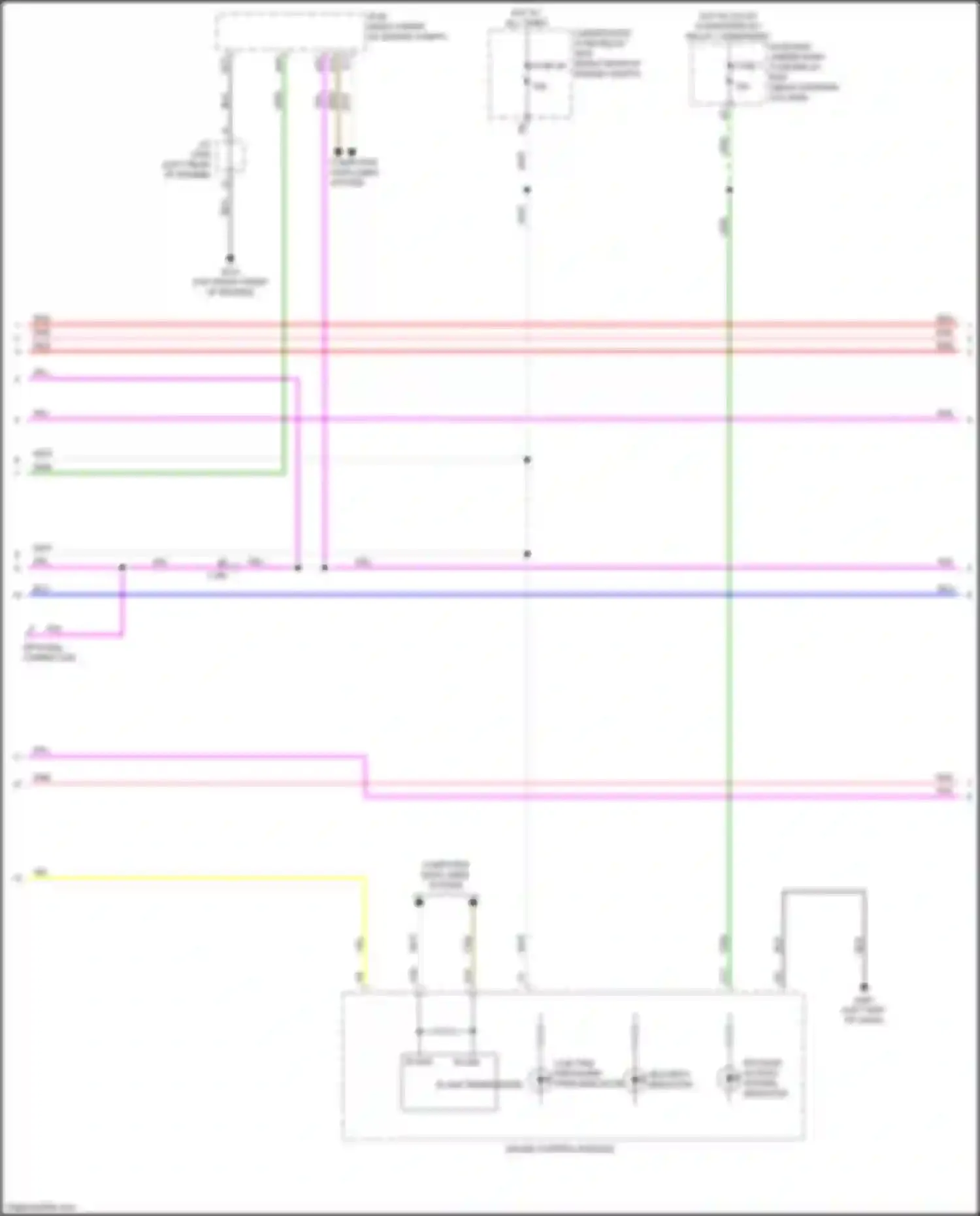 Wiring diagram relay 1 energized for Honda Passport III facelift (2021-2024) (2 of 16)