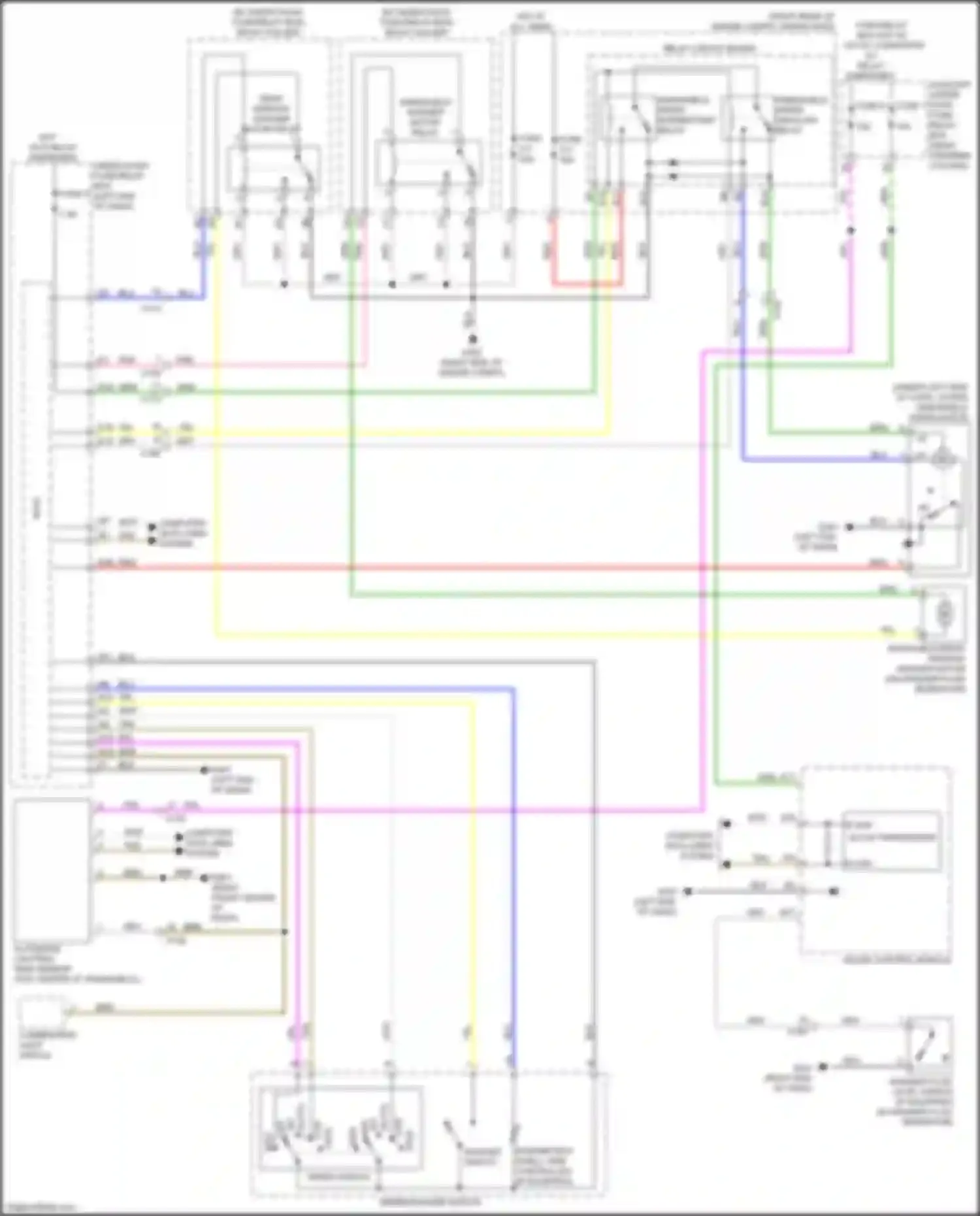 Wiring diagram relay holder c for Honda Passport III facelift (2021-2024) (1 of 3)
