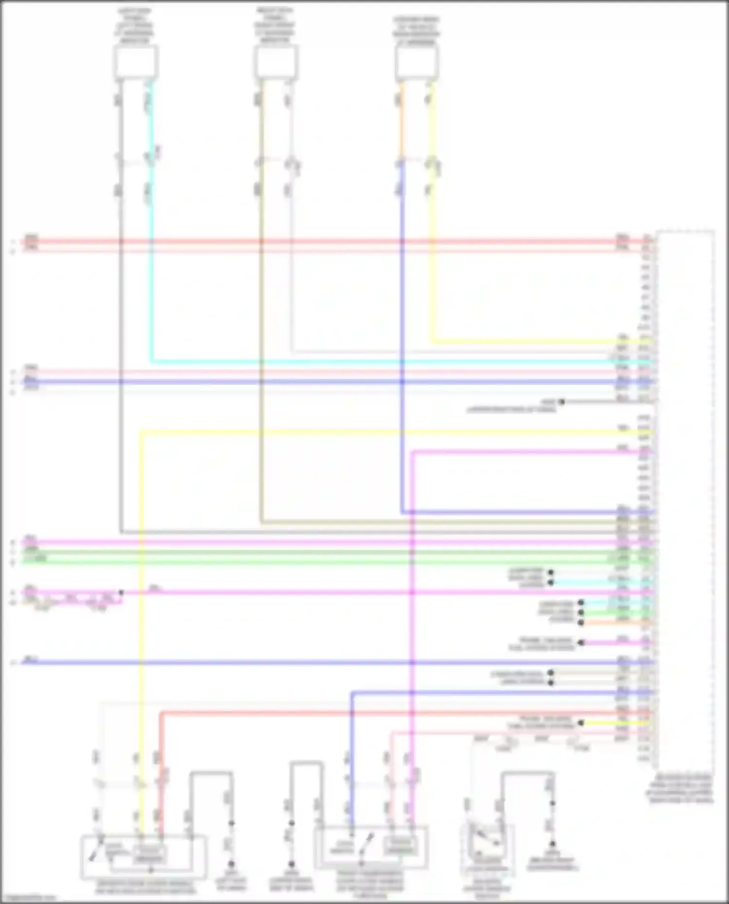 Wiring diagram tailgate outer handle switch for Honda Passport III facelift (2021-2024) (1 of 5)
