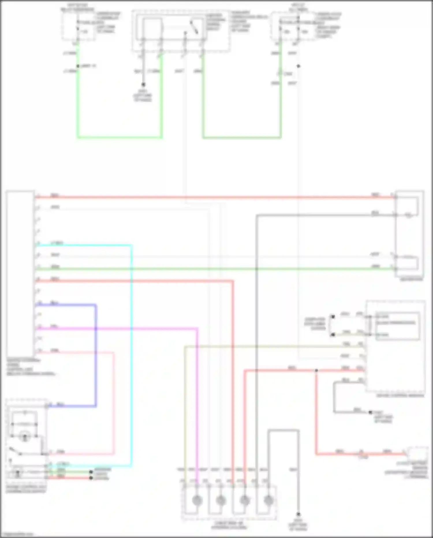 Wiring diagram under-dash fuse/relay box for Honda Passport III facelift (2021-2024) (14 of 61)