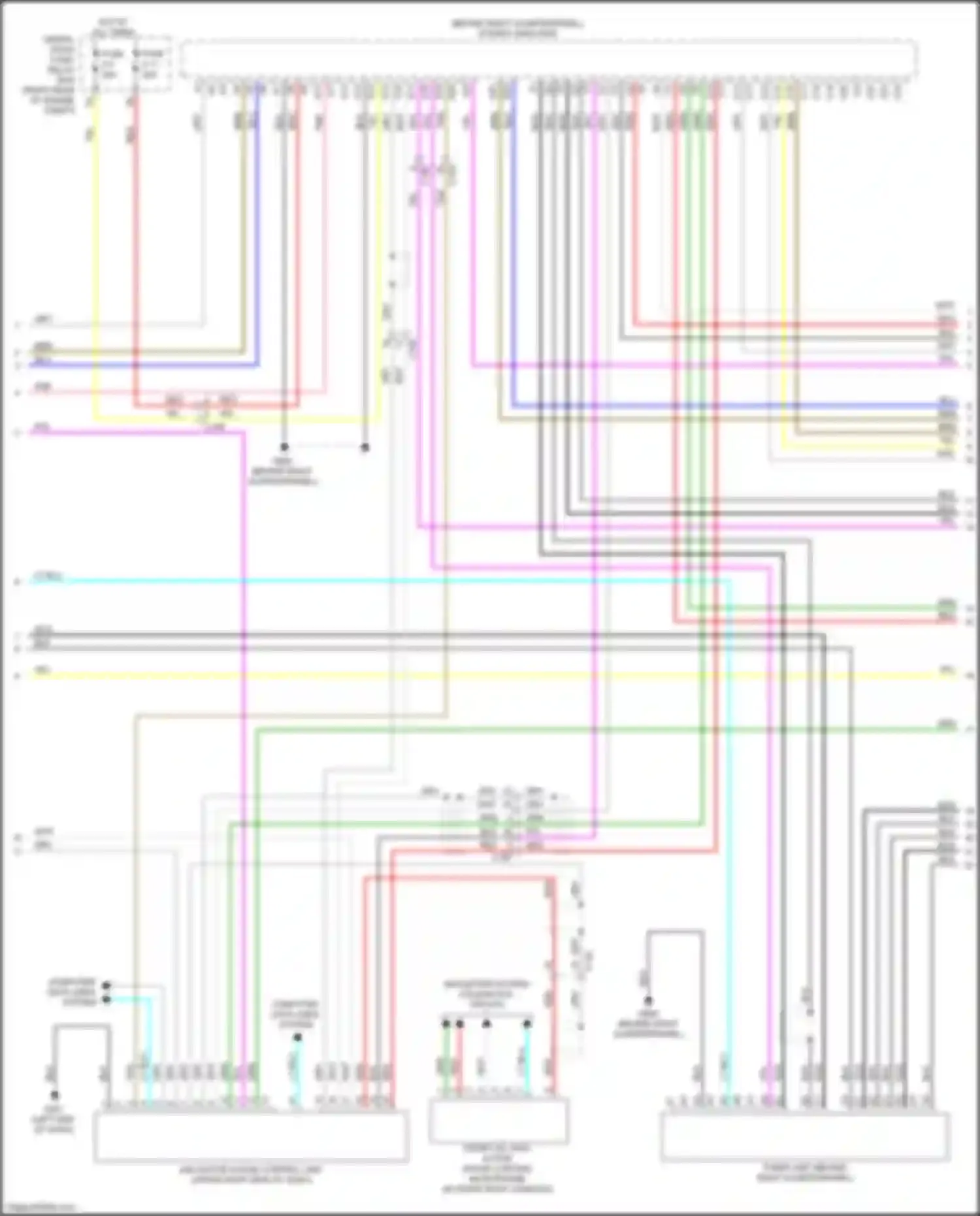 Wiring diagram under- hood fuse/ relay box for Honda Passport III facelift (2021-2024) (3 of 9)