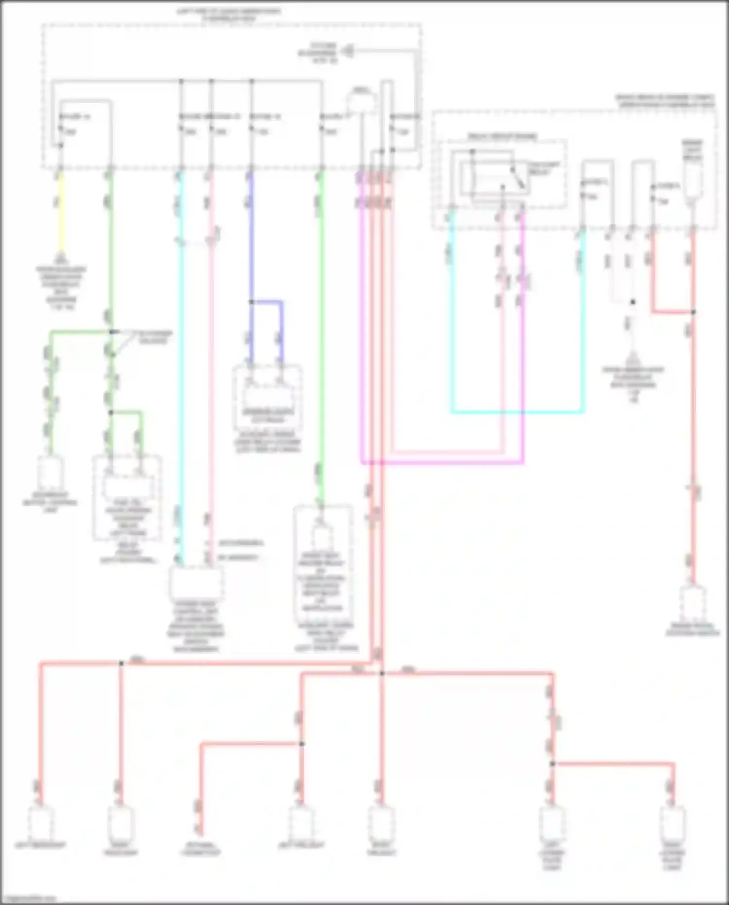 Wiring diagram w/ memory for Honda Passport III facelift (2021-2024) (2 of 2)