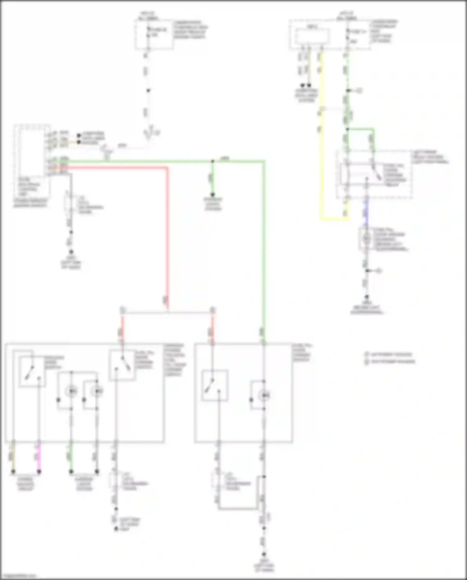 Wiring diagram w/ power tailgate for Honda Passport III facelift (2021-2024) (4 of 6)